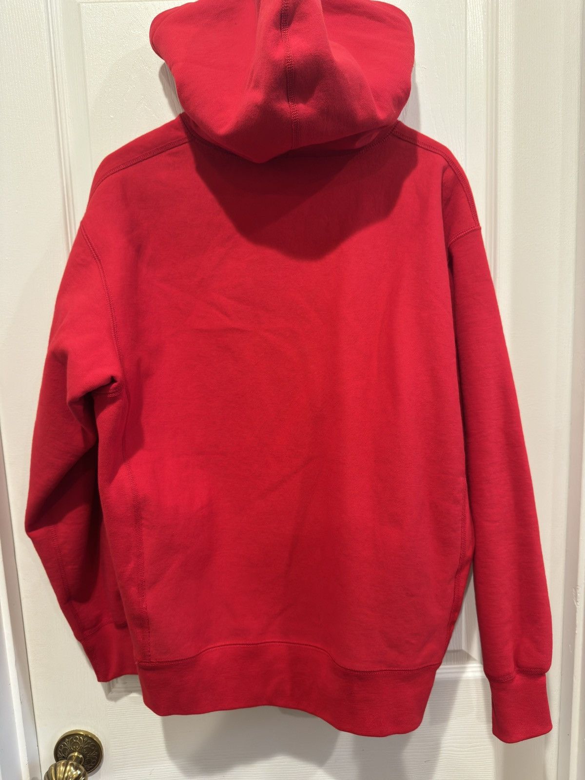 Supreme Supreme Box Logo Hoodie Red Double Cross Grailed