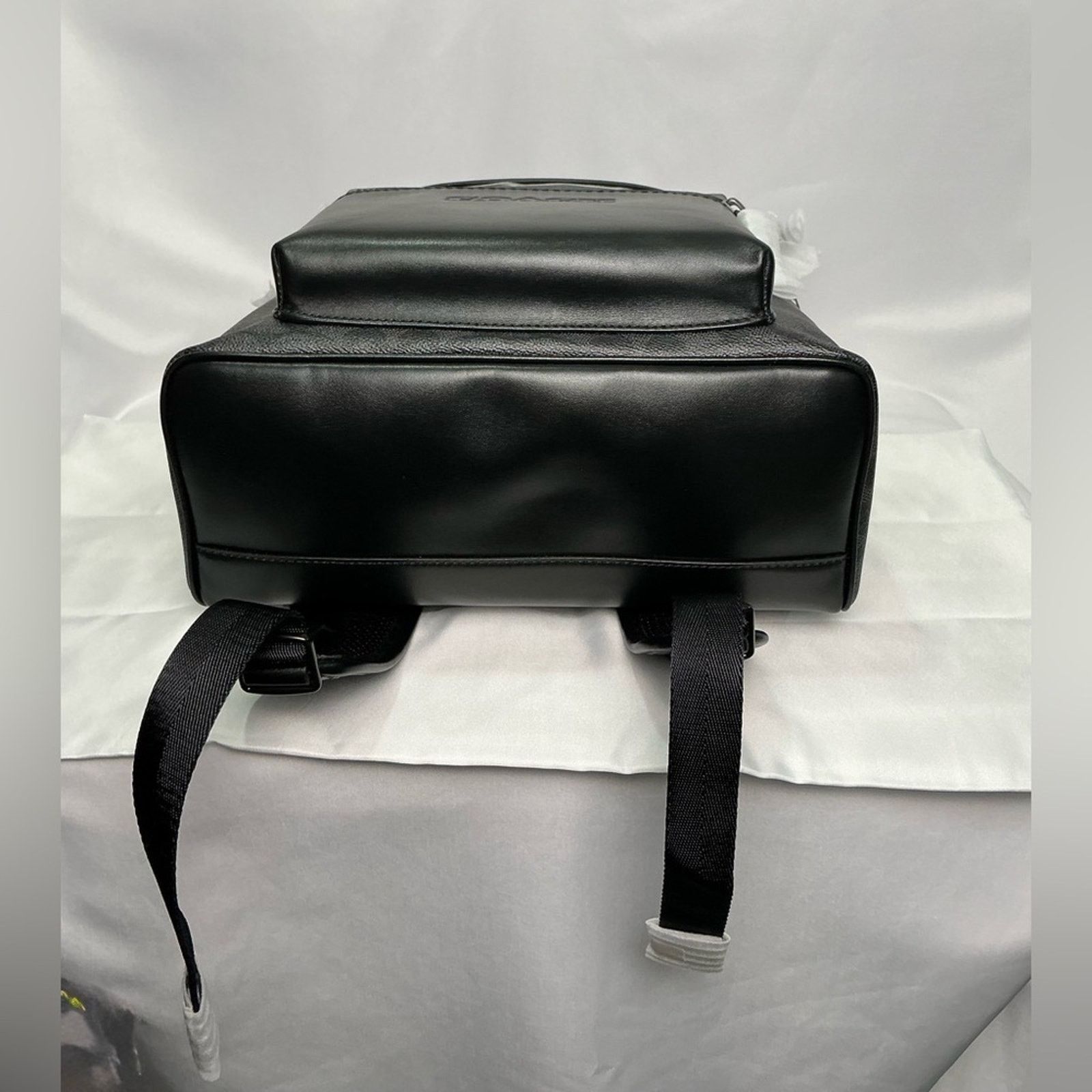 Coach COACH Signature Charter Backpack Signature Canvas Black NEW Size 36 - 12 Thumbnail