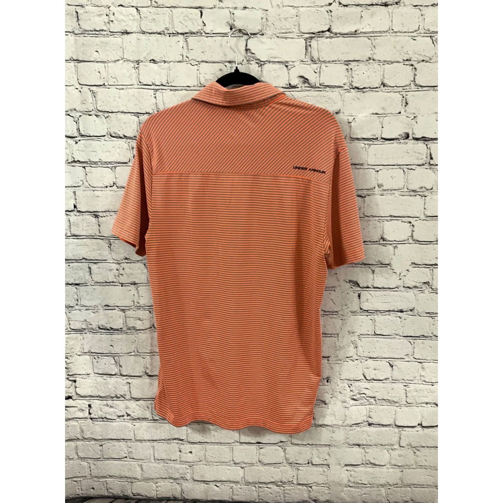 Under Armour UNDER ARMOUR MENS PERFORMANCE TOP SHIRT SMALL ORANGE SHORT SLEEVE CREW NECK LOGO ACTIVEWEAR GYM & TRAINING Size US S / EU 44-46 / 1 - 3 Thumbnail