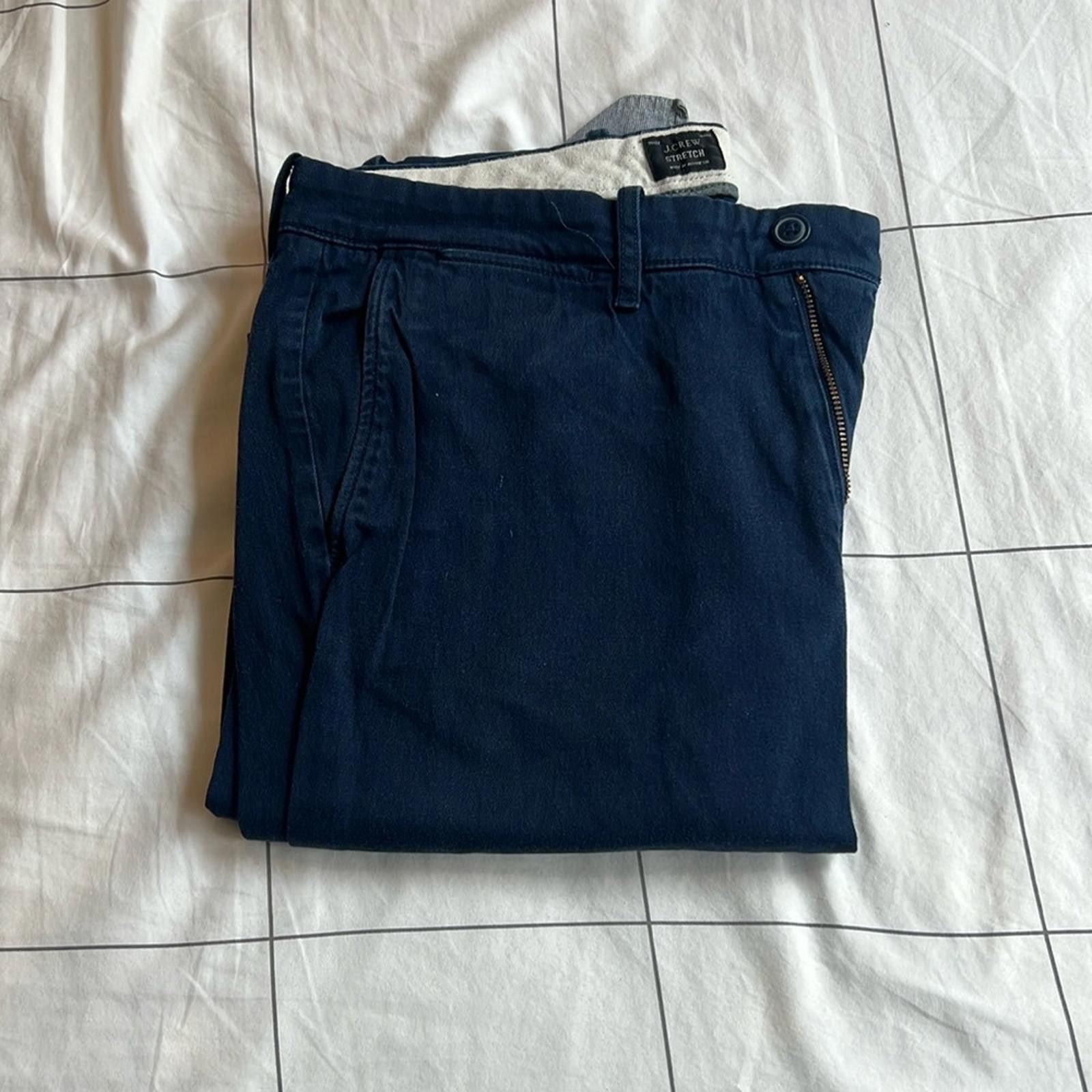 J.Crew 484 Slim-fit stretch chino pant. 32x32 navy Size US 32 / EU 48 - 2 Thumbnail