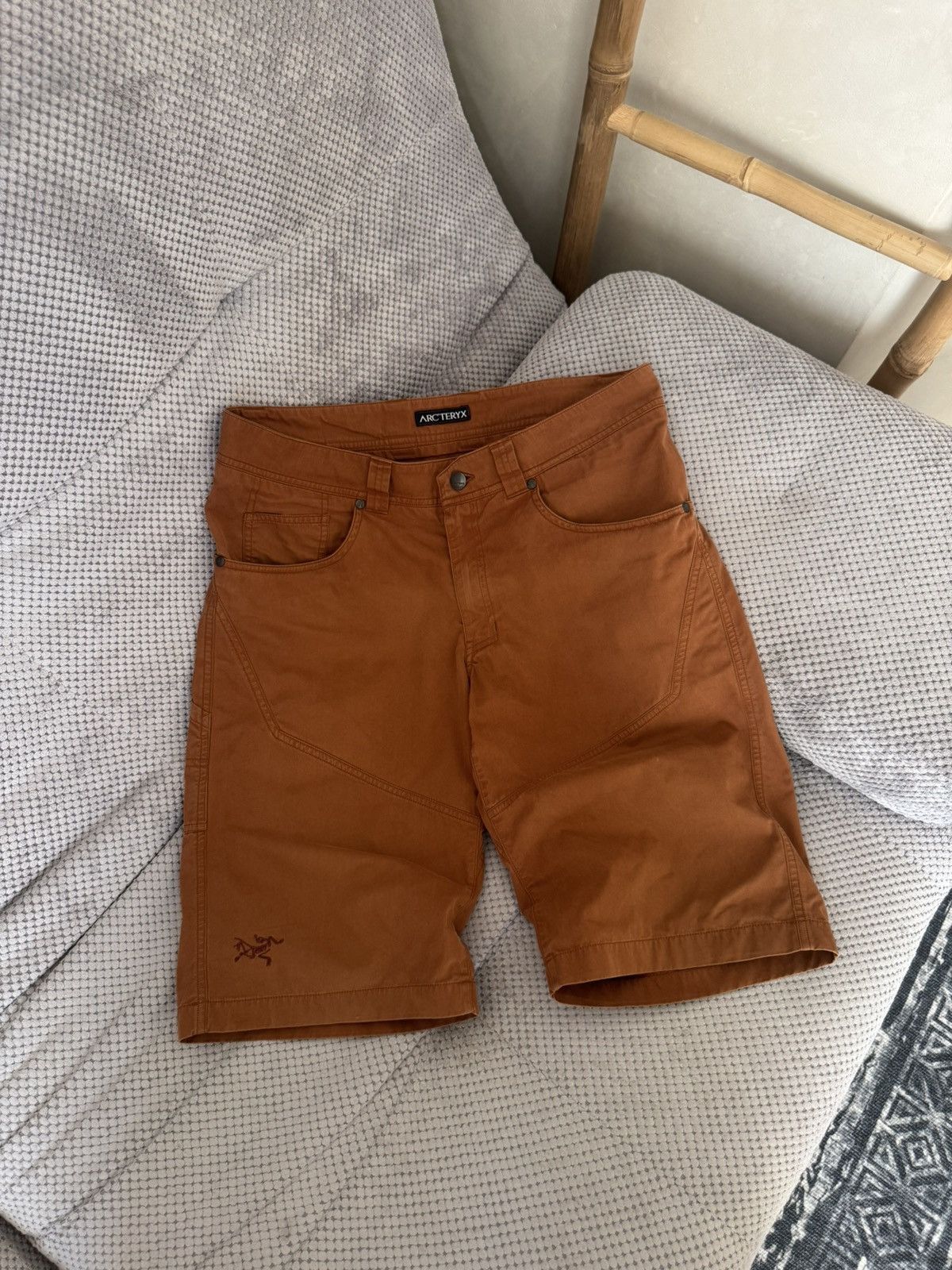 Arc'teryx Arcteryx Vintage Logo Orange Brick Shorts Size US 32 / EU 48 - 9 Thumbnail
