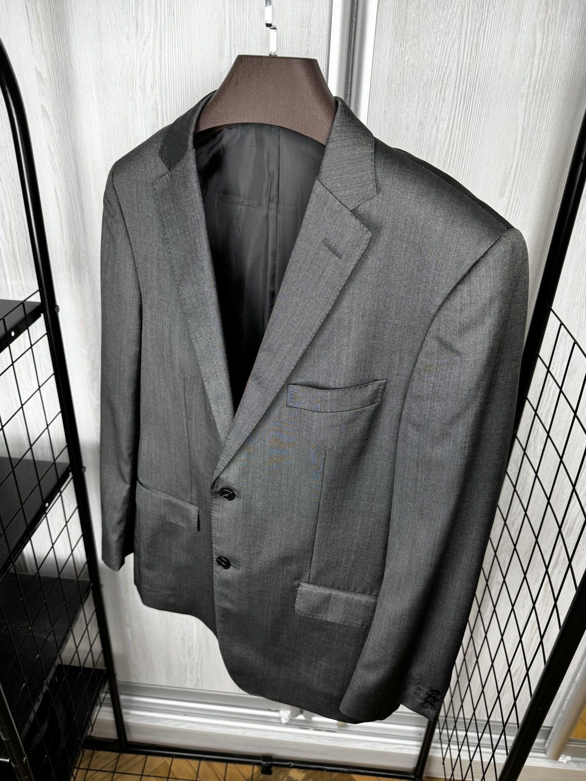 Z Zegna Z Zegna Graphite Grey Wool Silk 2 pcs city suit size 50R Size 40R - 10 Thumbnail