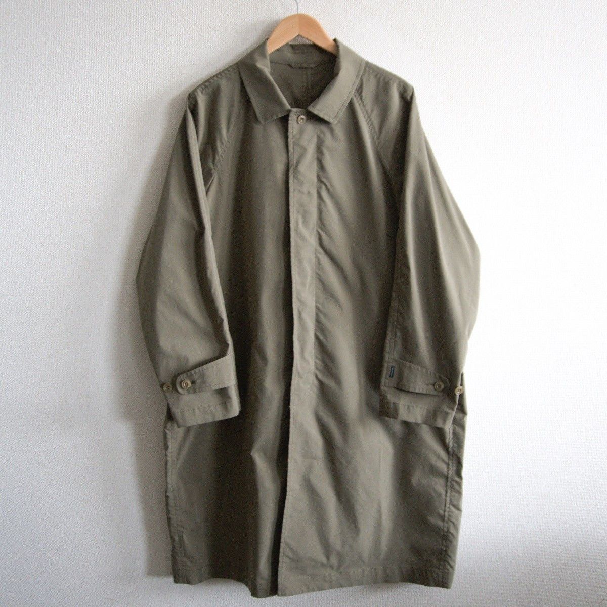 Vintage PAPAS PLUS Balmacaan Coat Khaki Size L Size US L / EU 52-54 / 3 - 1 Thumbnail