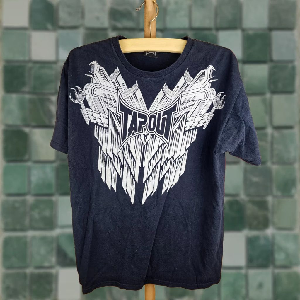 Tapout VINTAGE TAPOUT MMA MIXED MARTIAL ARTS BLACK COTTON T-SHIRT XLARGE Size US XL / EU 56 / 4 - 1 Thumbnail