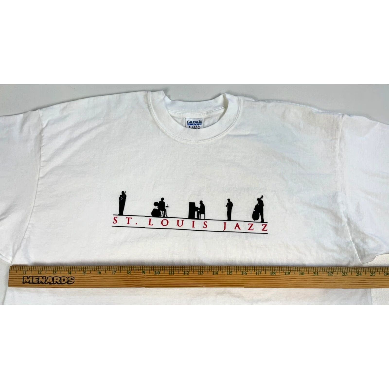 Gildan Men's Vintage St. Louis Jazz T-Shirt Sz 2XL Size US XXL / EU 58 / 5 - 7 Thumbnail