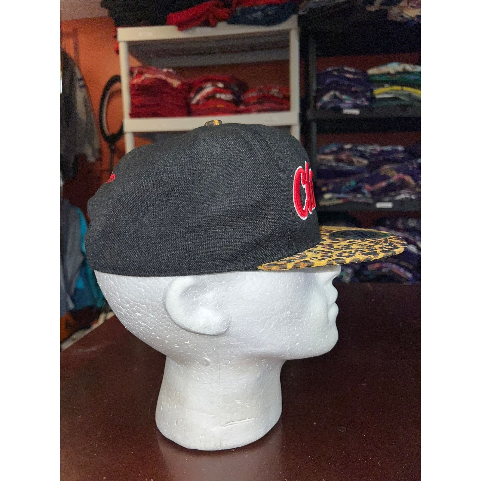 City Hunter Chicago Hat City Hunter Original Black Snapback Cap Headwear Size ONE SIZE - 6 Thumbnail