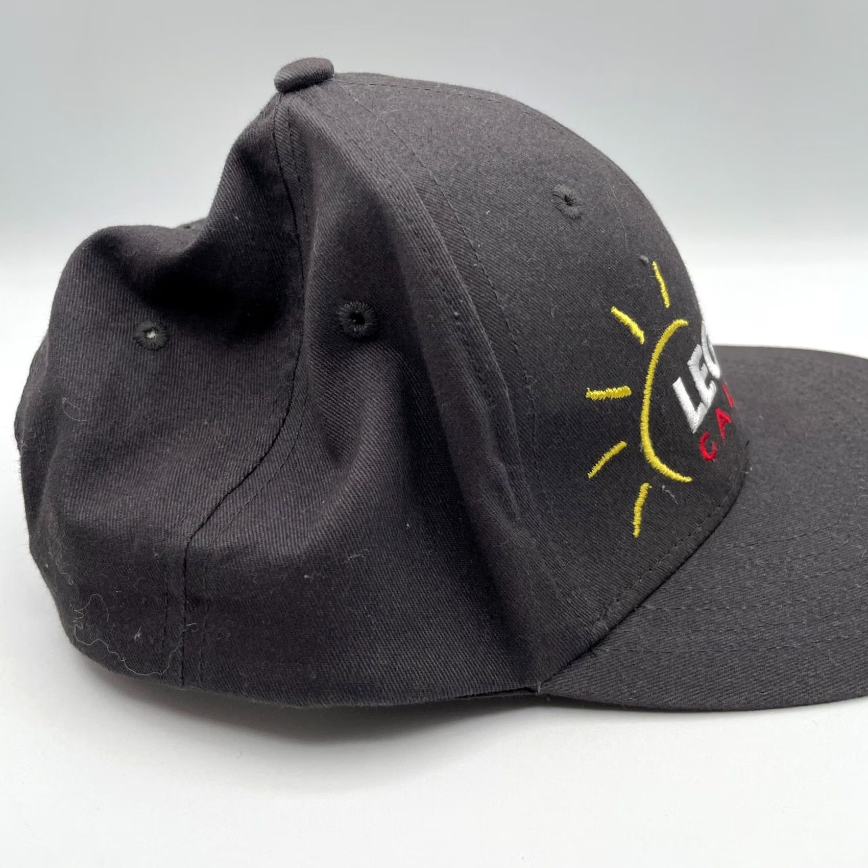LEGO LEGO Hat Cap Mens Black Legoland California Eyelets Adjustable Snapback Baseball Cap Size ONE SIZE - 4 Thumbnail