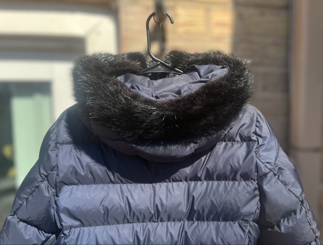 Moncler Moncler Navy Blue Down Jacket with Fur Hood Size US M / EU 48-50 / 2 - 3 Thumbnail