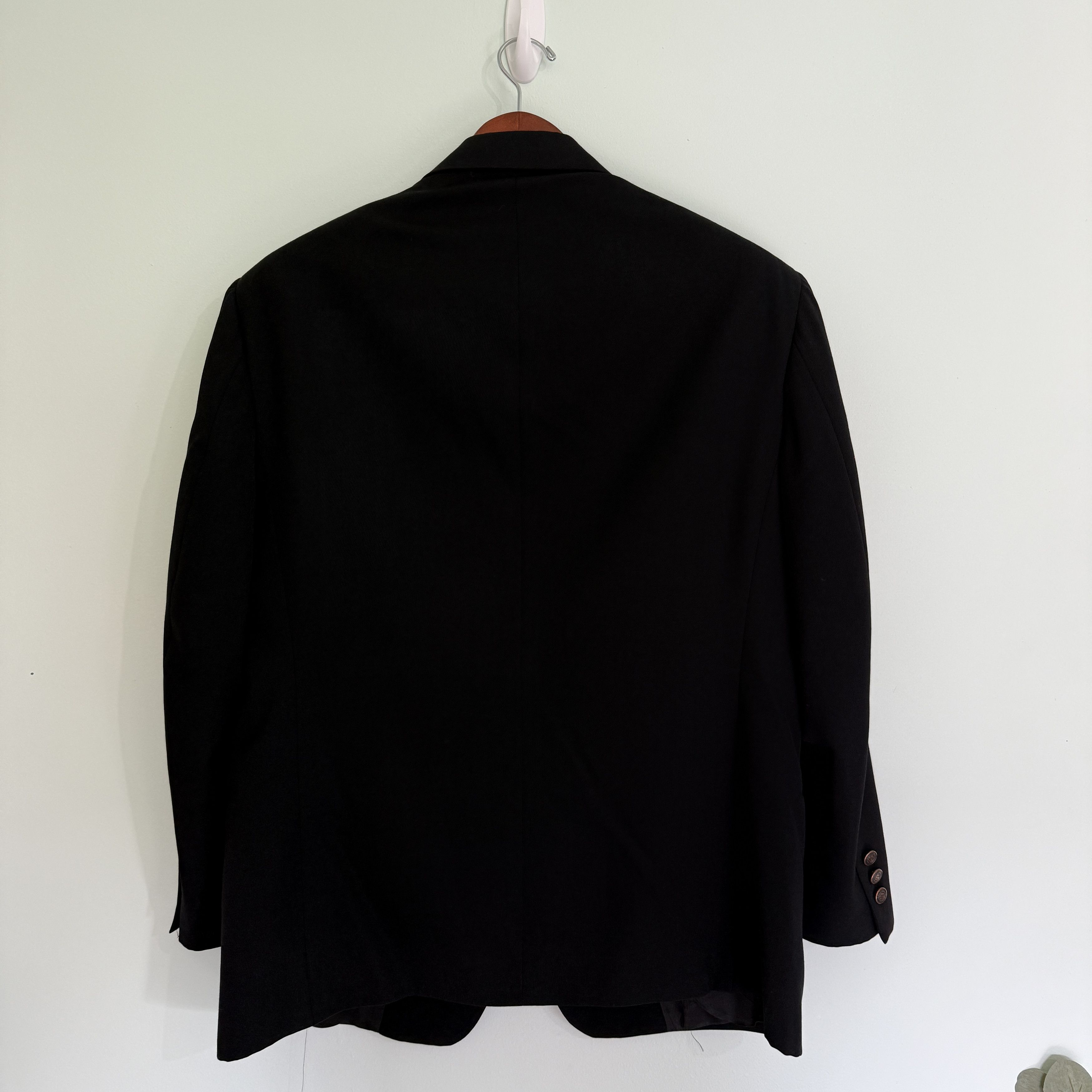 Pierre Cardin Vintage 80s Pierre Cardin Blazer 43S Black USA Size 42S - 2 Thumbnail