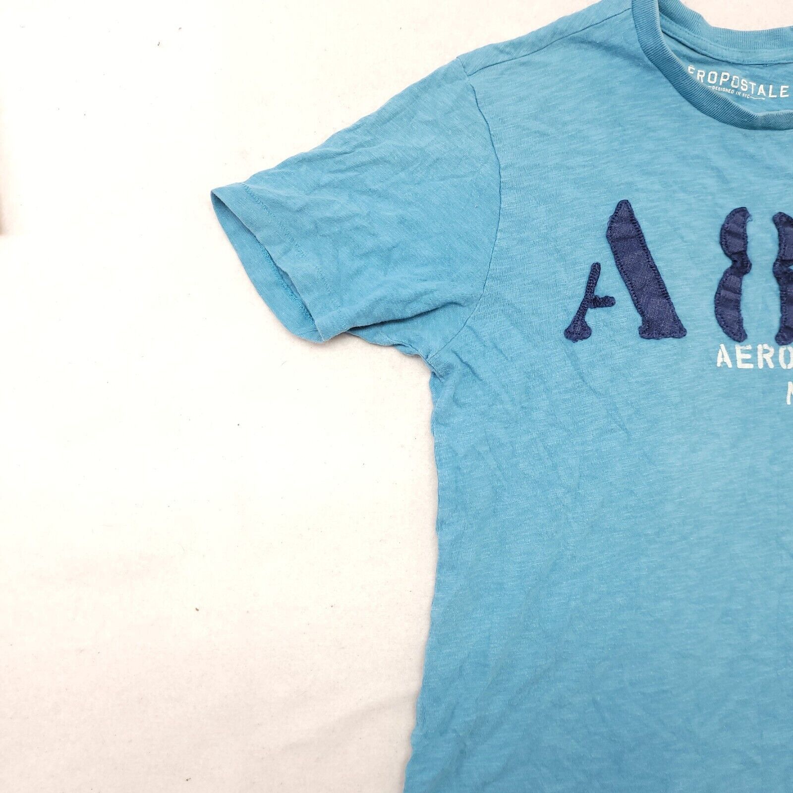Aeropostale Aeropostale A87 T Shirt Adult Mens Size Small S Blue Size US S / EU 44-46 / 1 - 4 Thumbnail