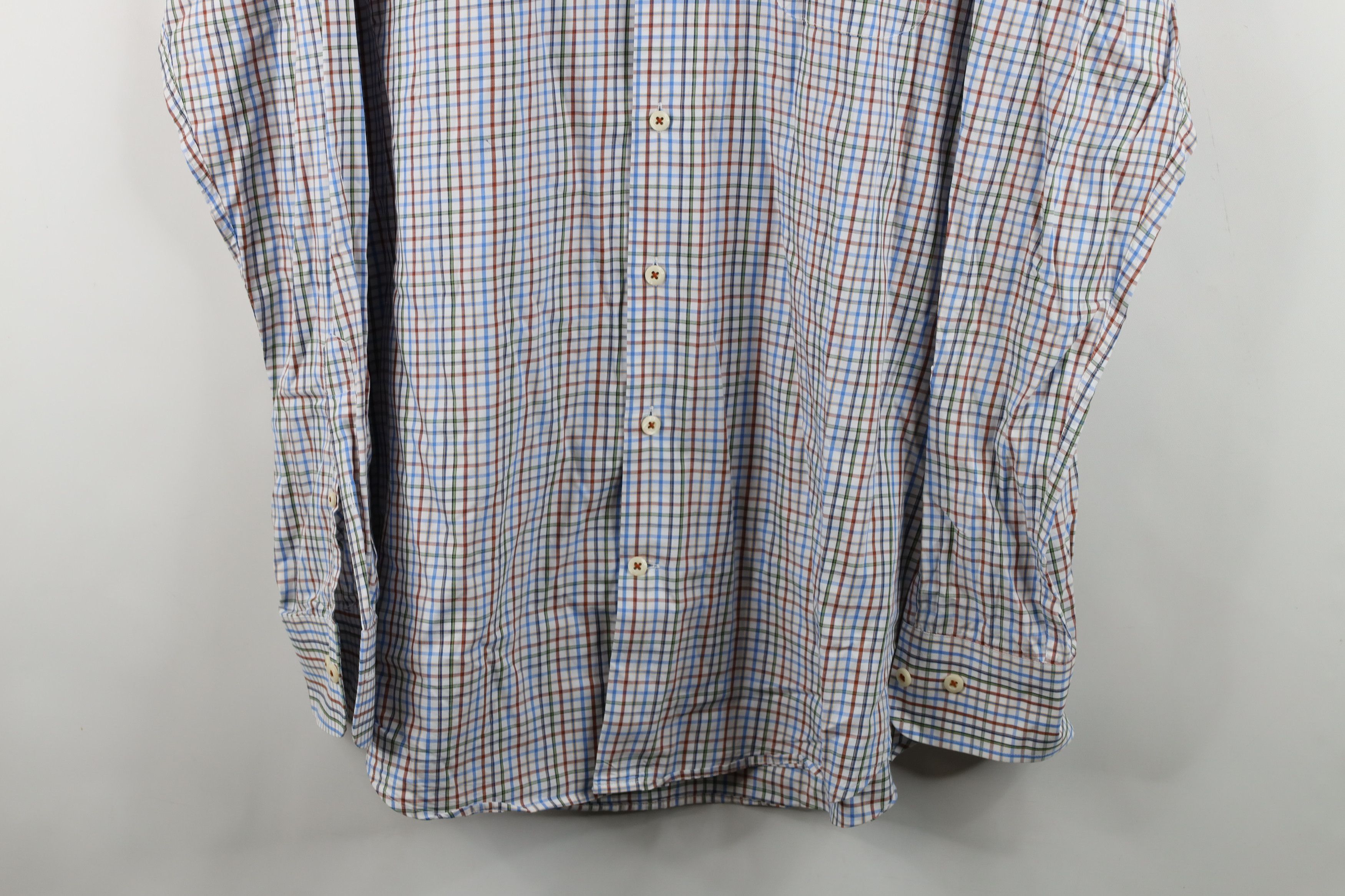 Peter Millar Vintage Peter Millar Rainbow Collared Button Down Shirt Size US L / EU 52-54 / 3 - 3 Thumbnail