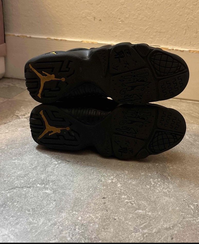 Jordan Brand Air Jordan 9 retro GS’ Charcoal University Gold Size US 5.5 / EU 38 - 5 Thumbnail