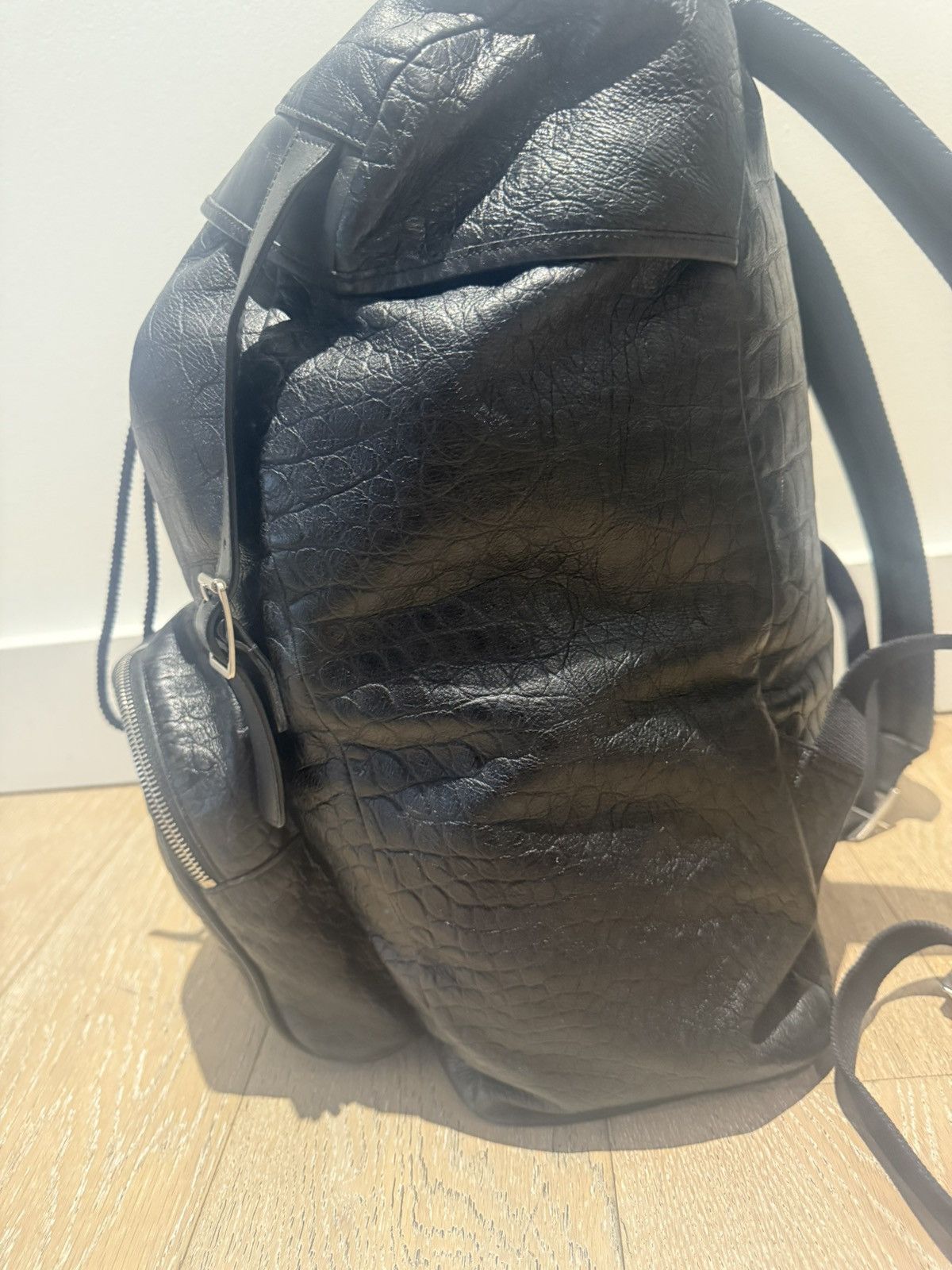 Saint Laurent Paris Saint laurent Backpack Leather Rare Size ONE SIZE - 12 Thumbnail