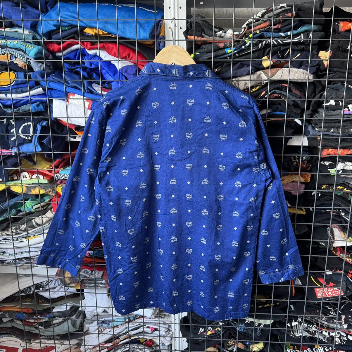 MCM Vintage MCM Legere Monogram Button Up Shirt Size US M / EU 48-50 / 2 - 6 Thumbnail
