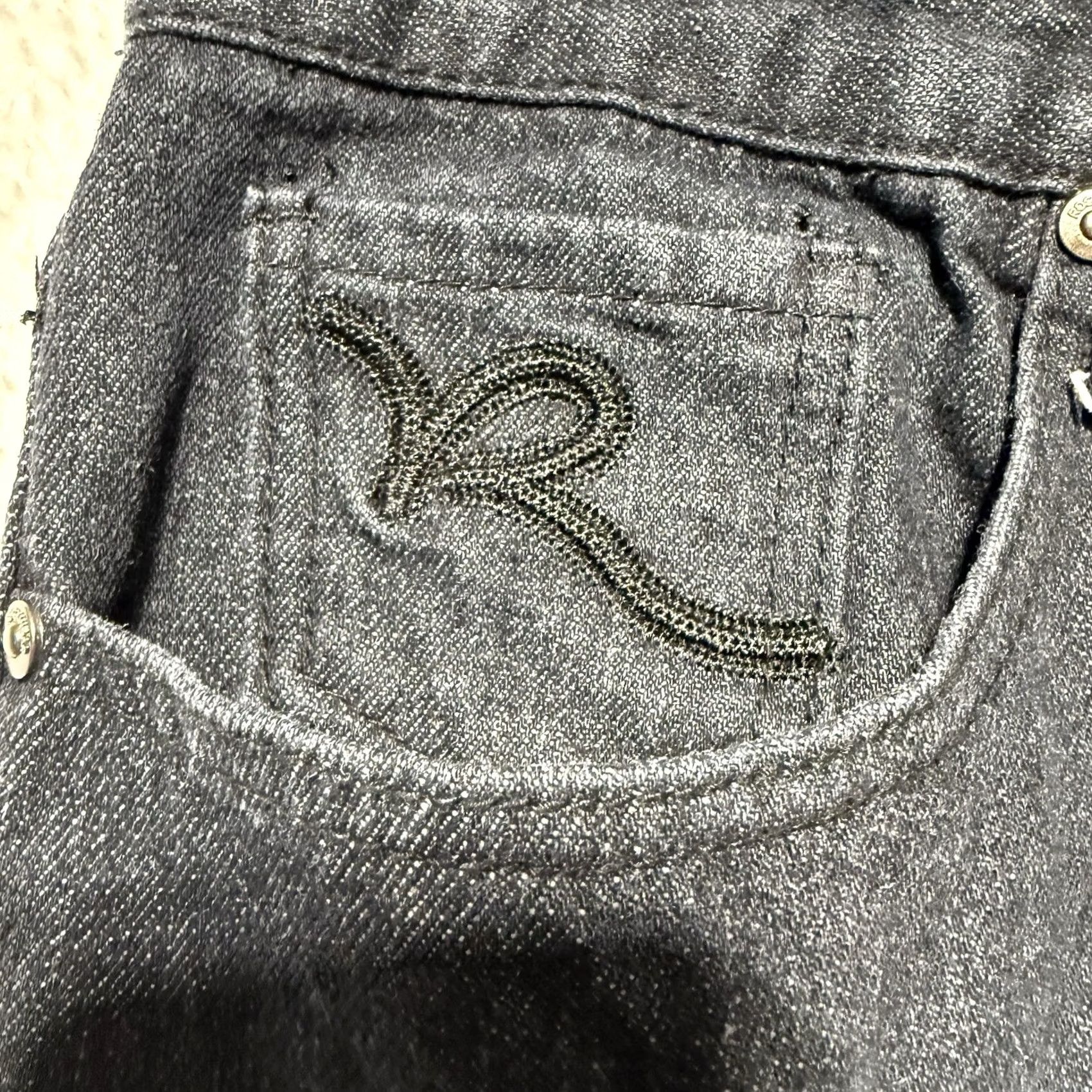 Rocawear Rocawear Jeans Men Black 38x31 Embroidered Pocket Rocawear Brand Size US 38 / EU 54 - 3 Thumbnail