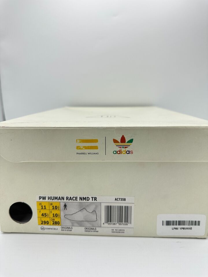 Adidas × Pharrell Human Race NMD Trail Sun Glow CLOUDS MOON Size US 11 / EU 44 - 8 Thumbnail