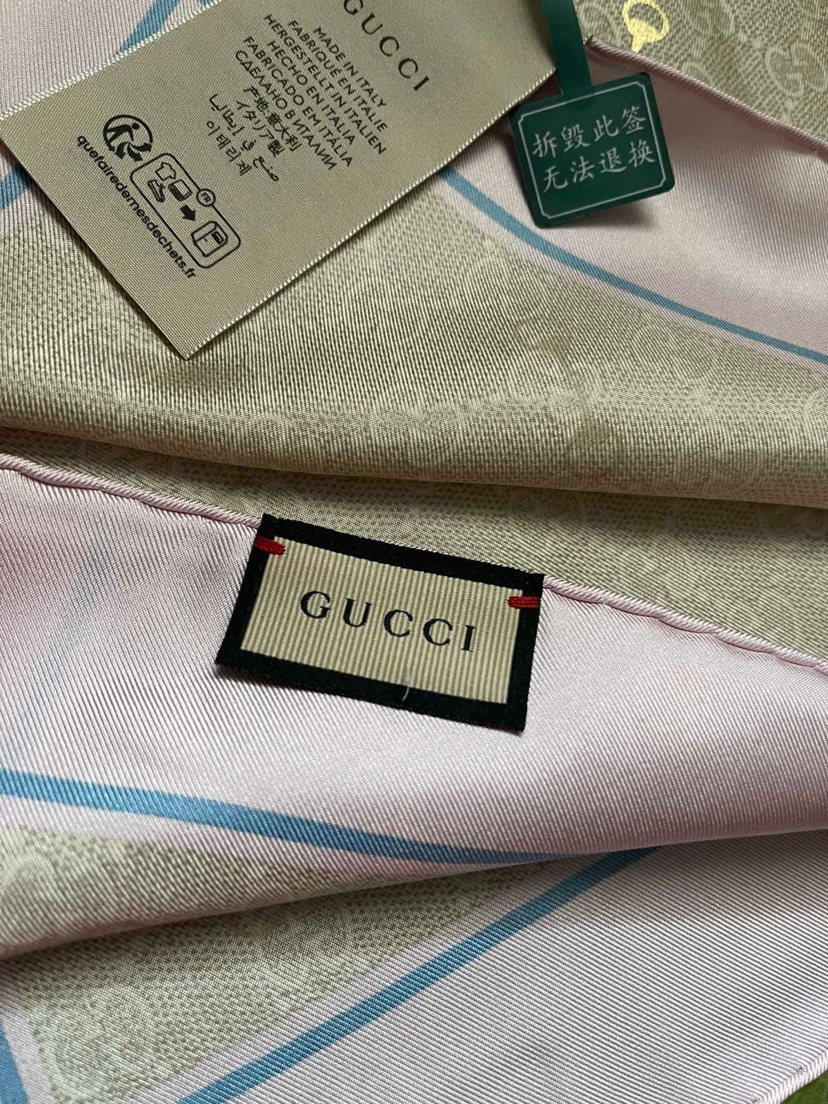Gucci Silk scarf Size ONE SIZE - 7 Thumbnail