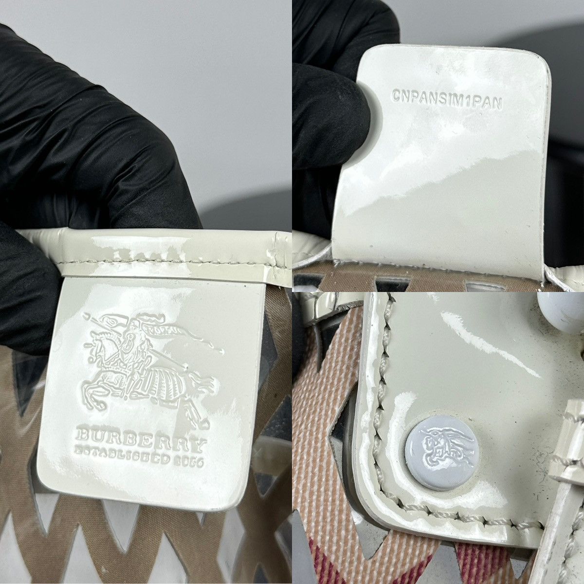 Burberry Vintage Burberry Supernova Check Net Bucket PVC Shoulder Bag Size ONE SIZE - 25 Thumbnail