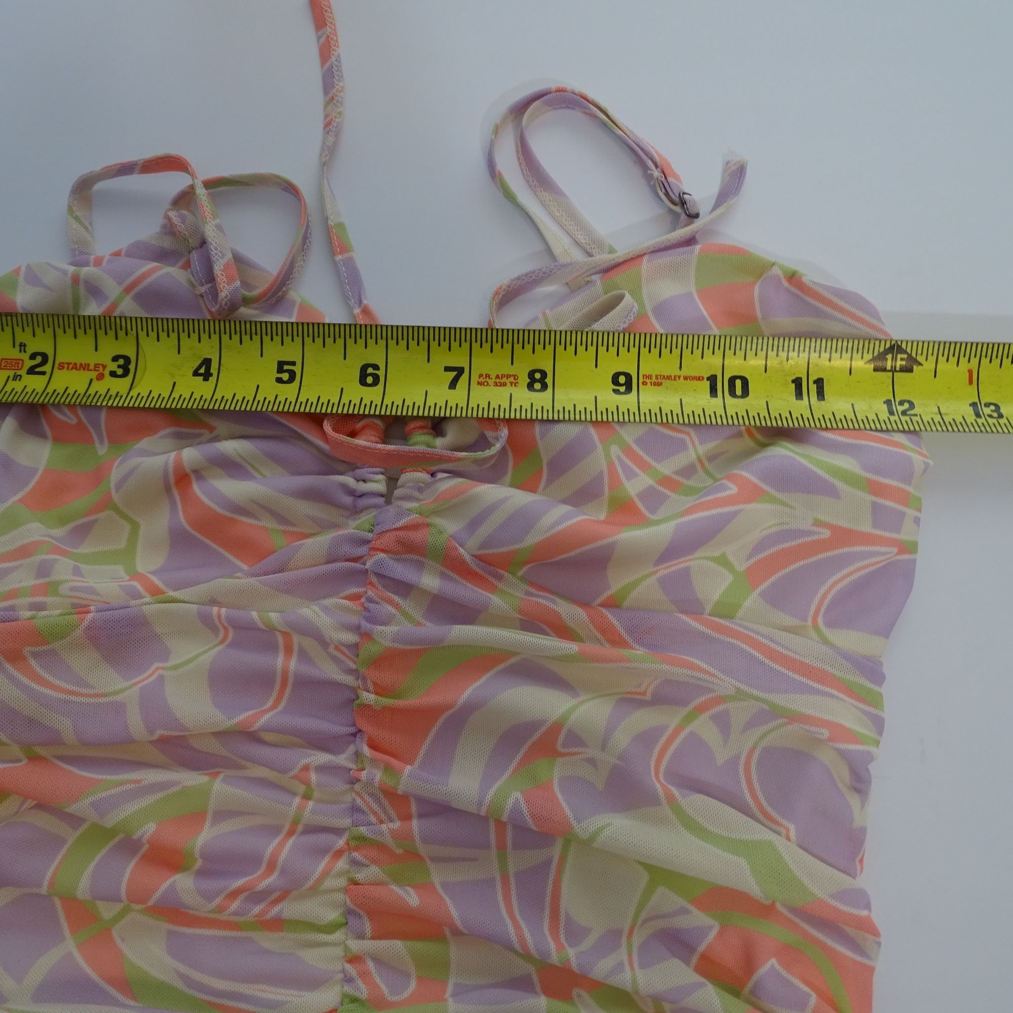 BP. BP. Ruched Bodycon Mini Dress Multicolor Pastel Size XS Size XS / US 0-2 / IT 36-38 - 11 Thumbnail