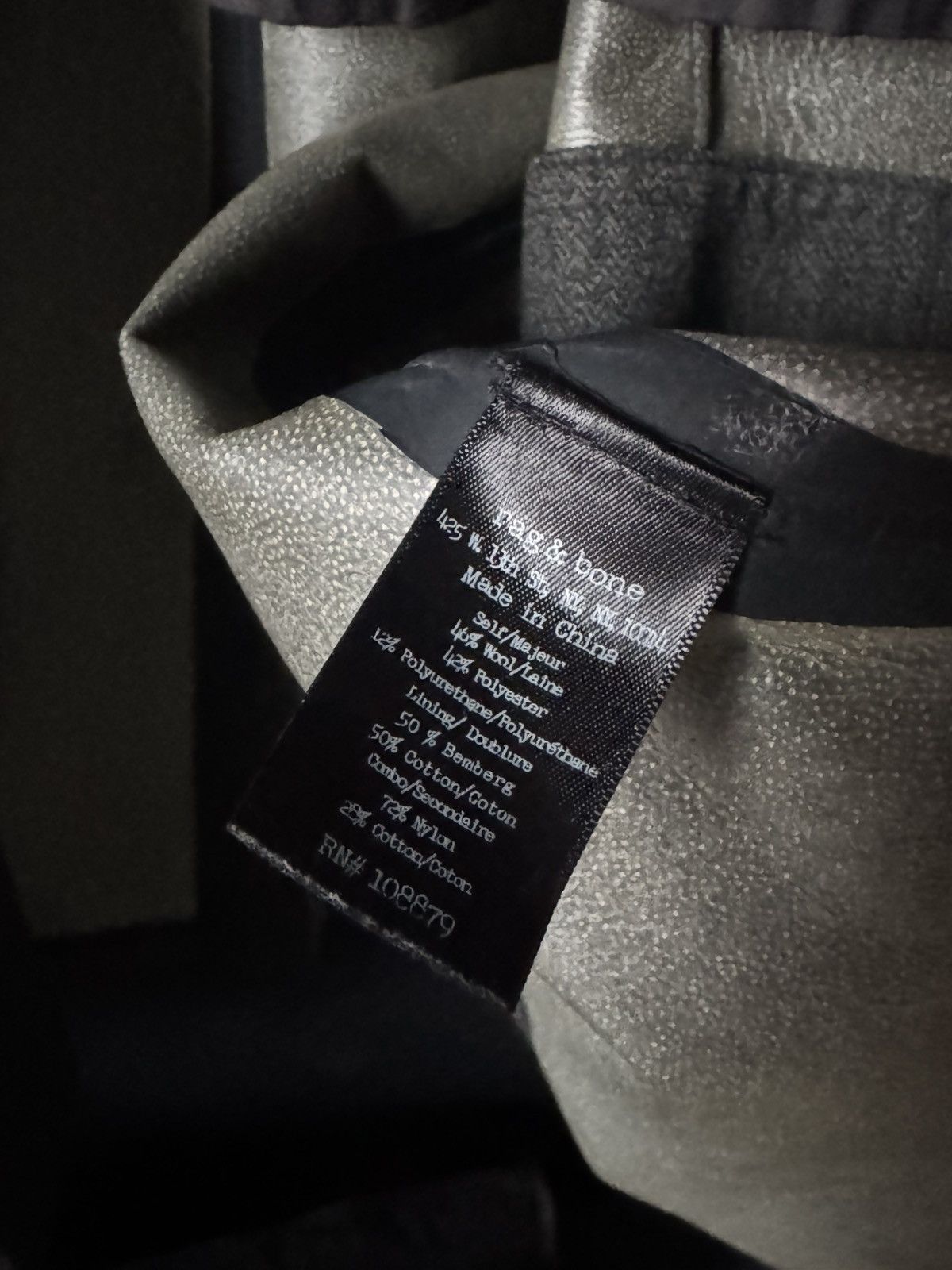 Rag & Bone Rare Rag & Bone Herringbone Rain Labcoat (Gently Worn) Size US S / EU 44-46 / 1 - 3 Thumbnail