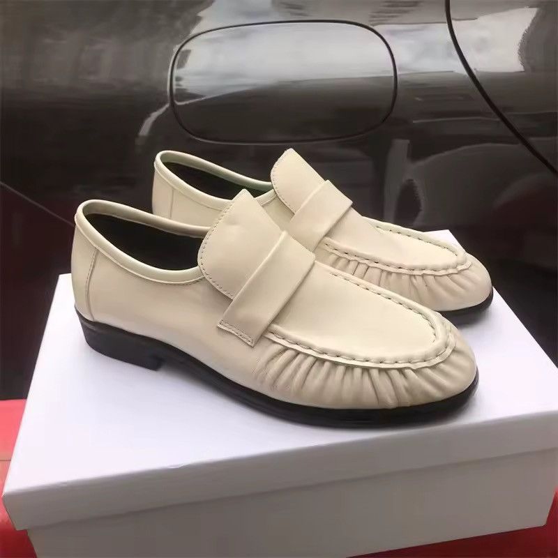 Genuine Leather Real Genuine Leather Casual Boots French Retro Loafers Size US 8.5 / IT 38.5 - 2 Thumbnail