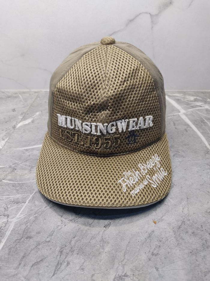 Japanese Brand Vintage Munsingwear Cap Hat Size ONE SIZE - 2 Thumbnail