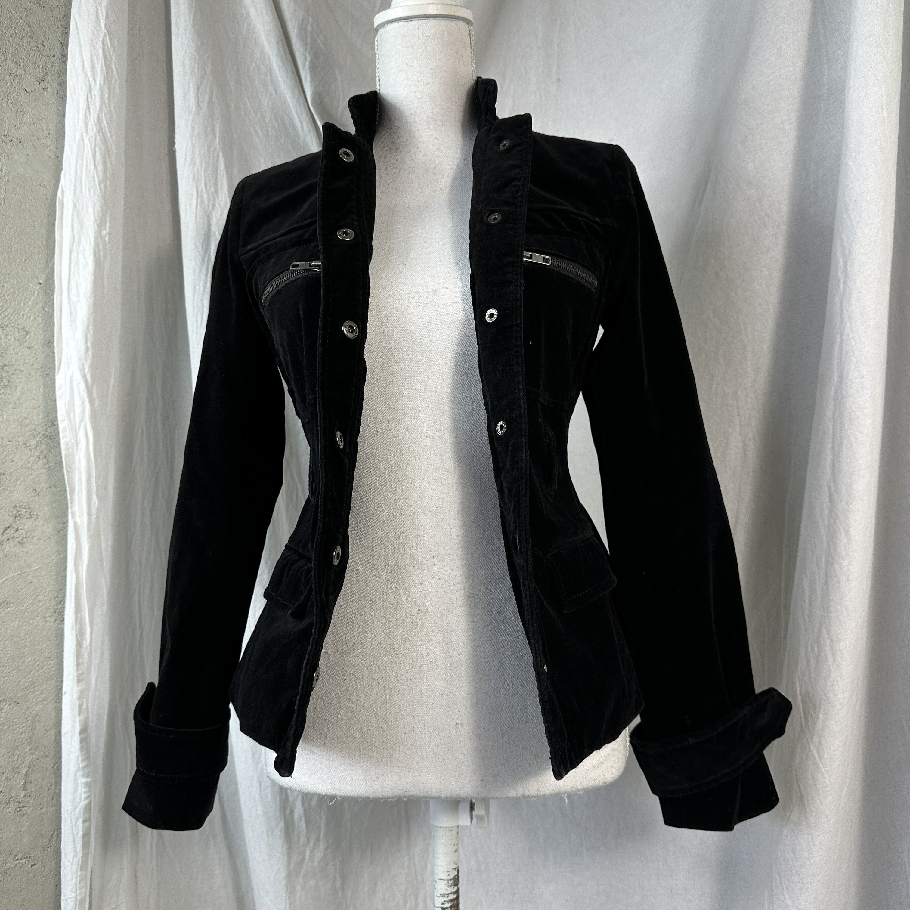 Vintage Vintage Morgan Velvet Avant Garde Jacket Size S / US 4 / IT 40 - 1 Thumbnail