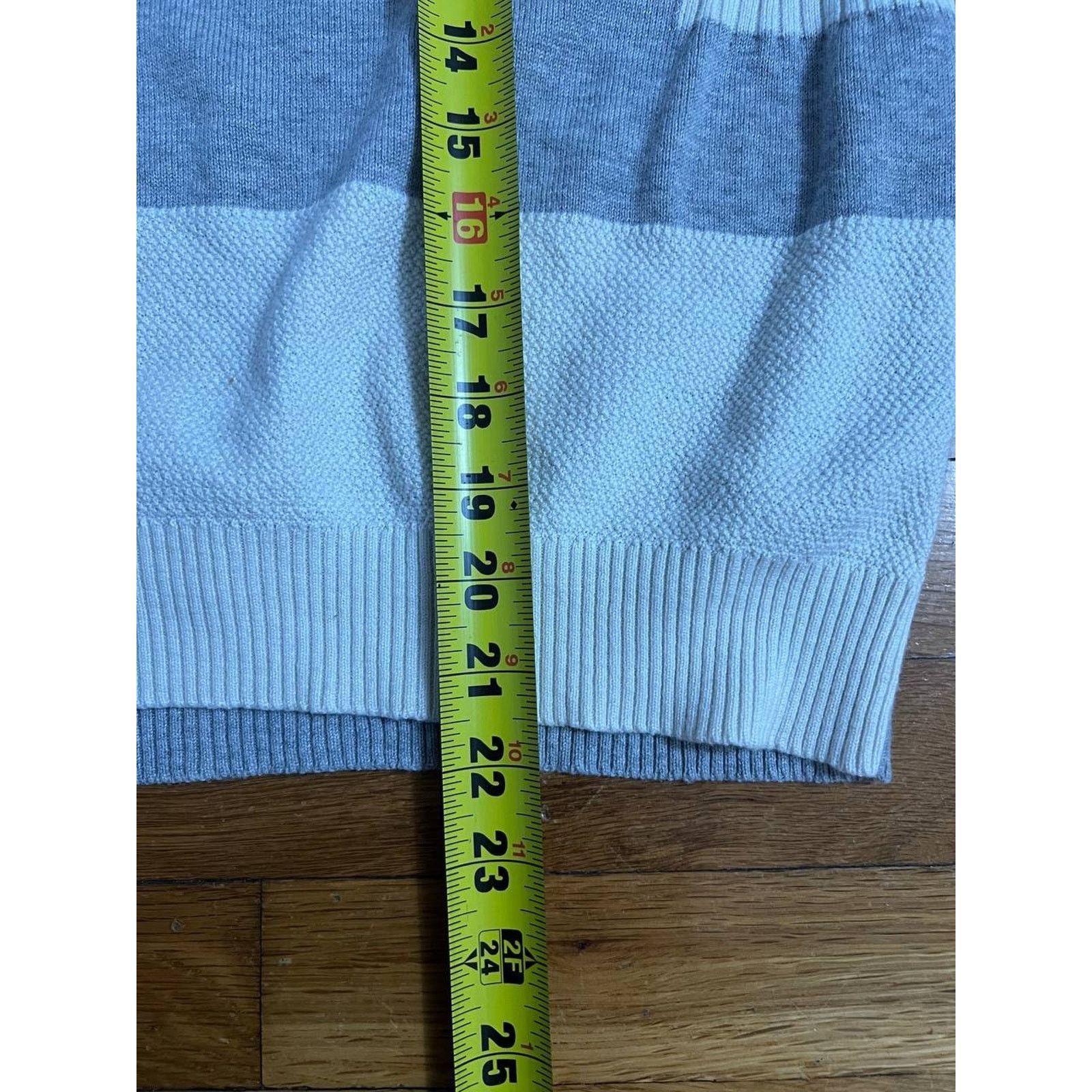 Lafayette 148 Lafayette 148 Mixed Media Gray Merino Sweater XL A001705 Size XL / US 12-14 / IT 48-50 - 4 Thumbnail