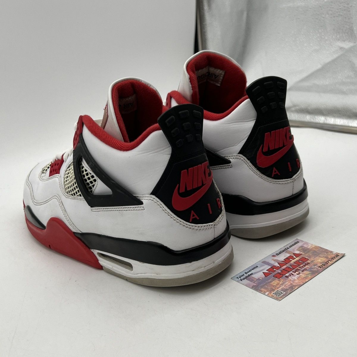 Jordan Brand Air Jordan 4 Fire Red Size US 12 / EU 45 - 4 Thumbnail