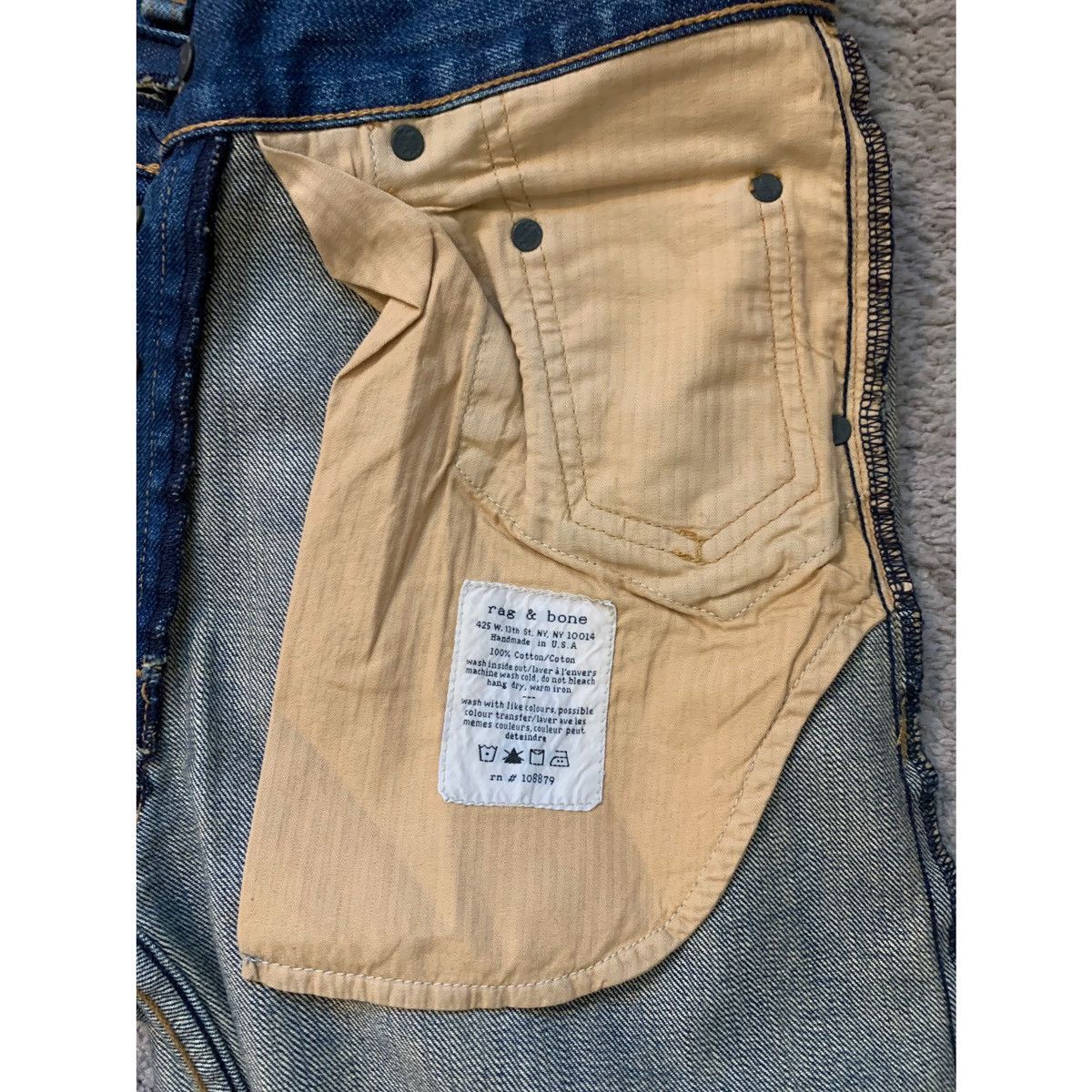 Rag & Bone RAG & BONE VINTAGE WASH JEANS Size US 30 / EU 46 - 23 Thumbnail
