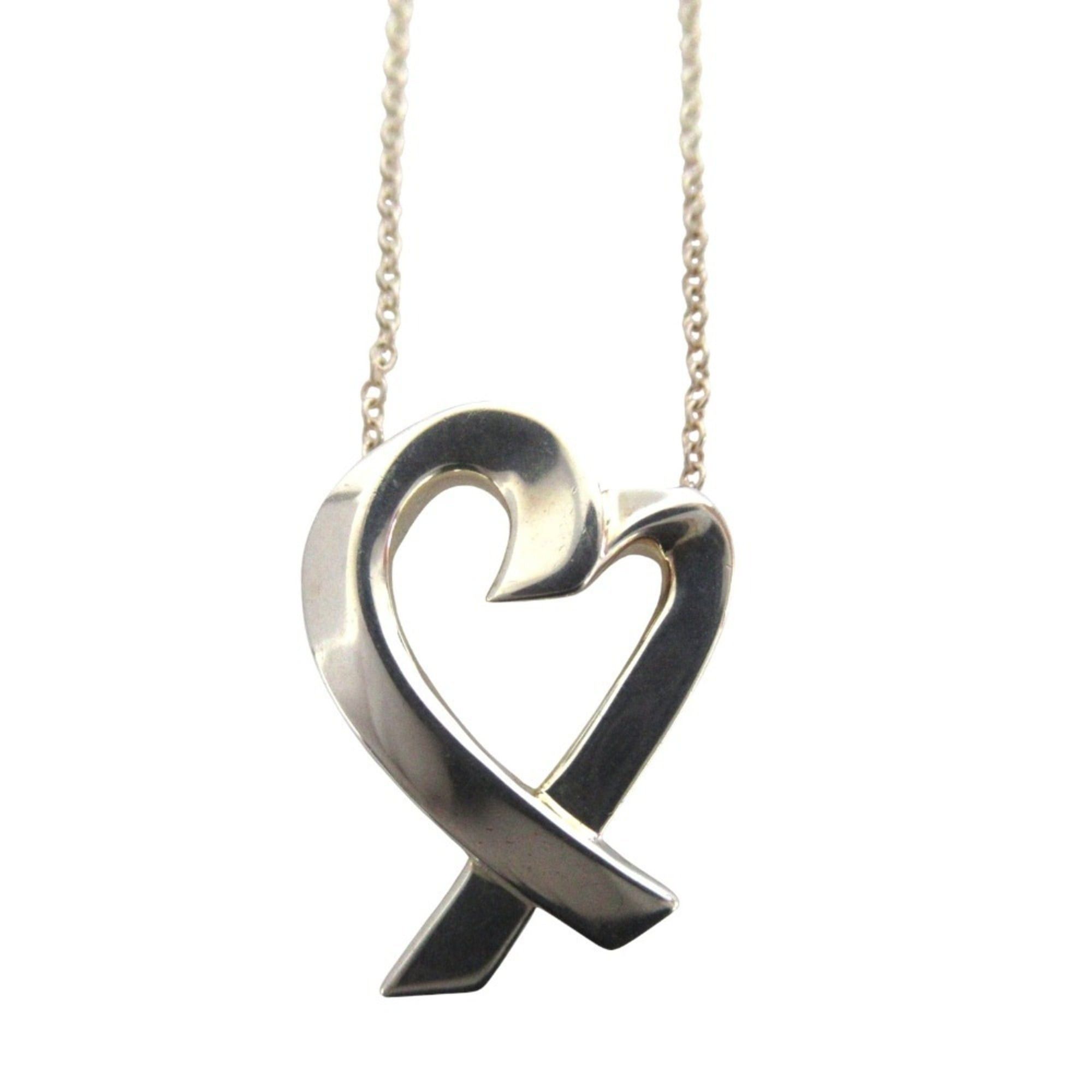 Tiffany & Co. Tiffany & Co. Paloma Picasso Loving Heart Necklace Pendant, 925 Sterling Silver, Women's Size ONE SIZE - 1 Thumbnail