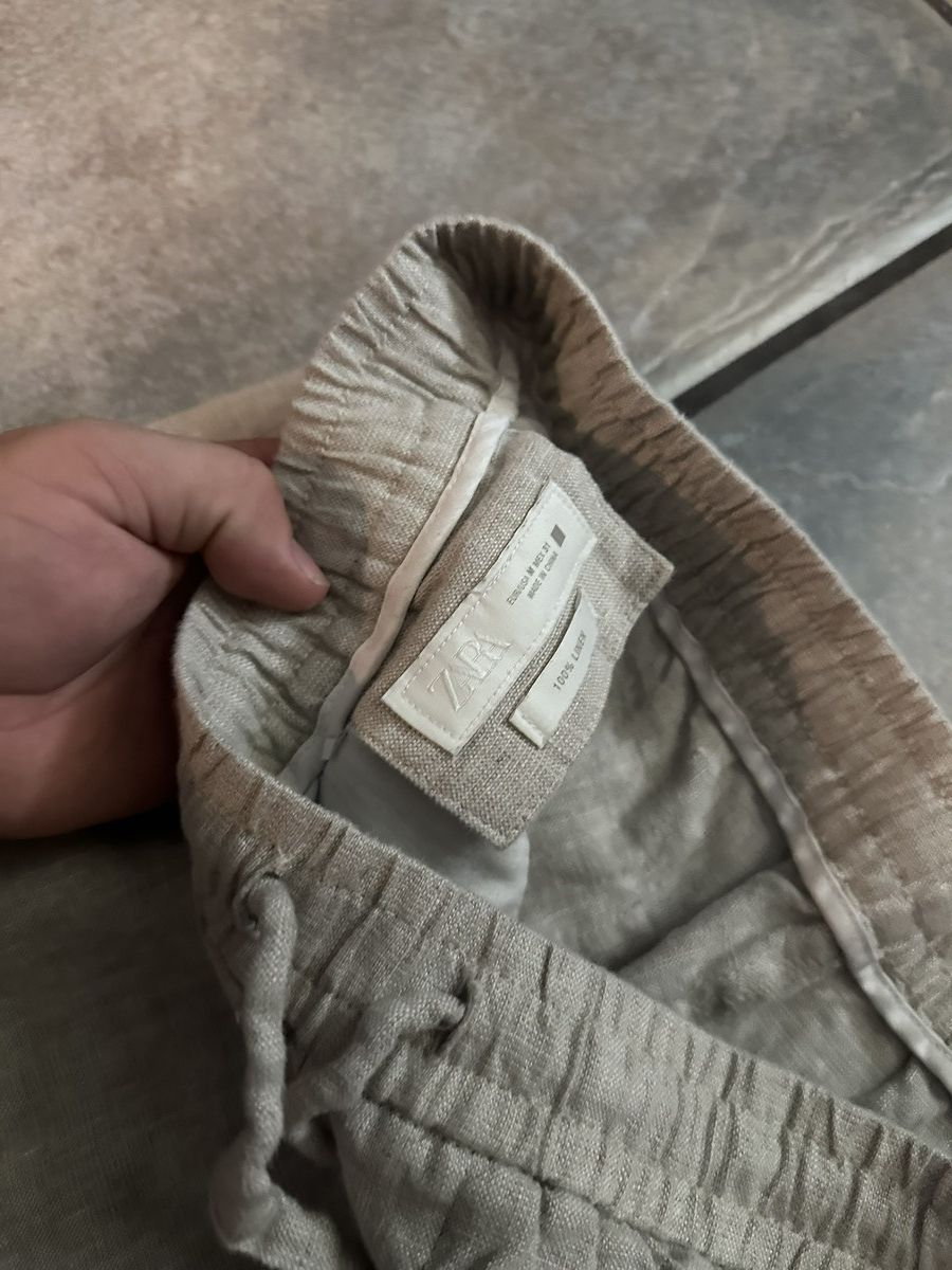Zara Zara Linen Pants Size US 34 / EU 50 - 2 Thumbnail