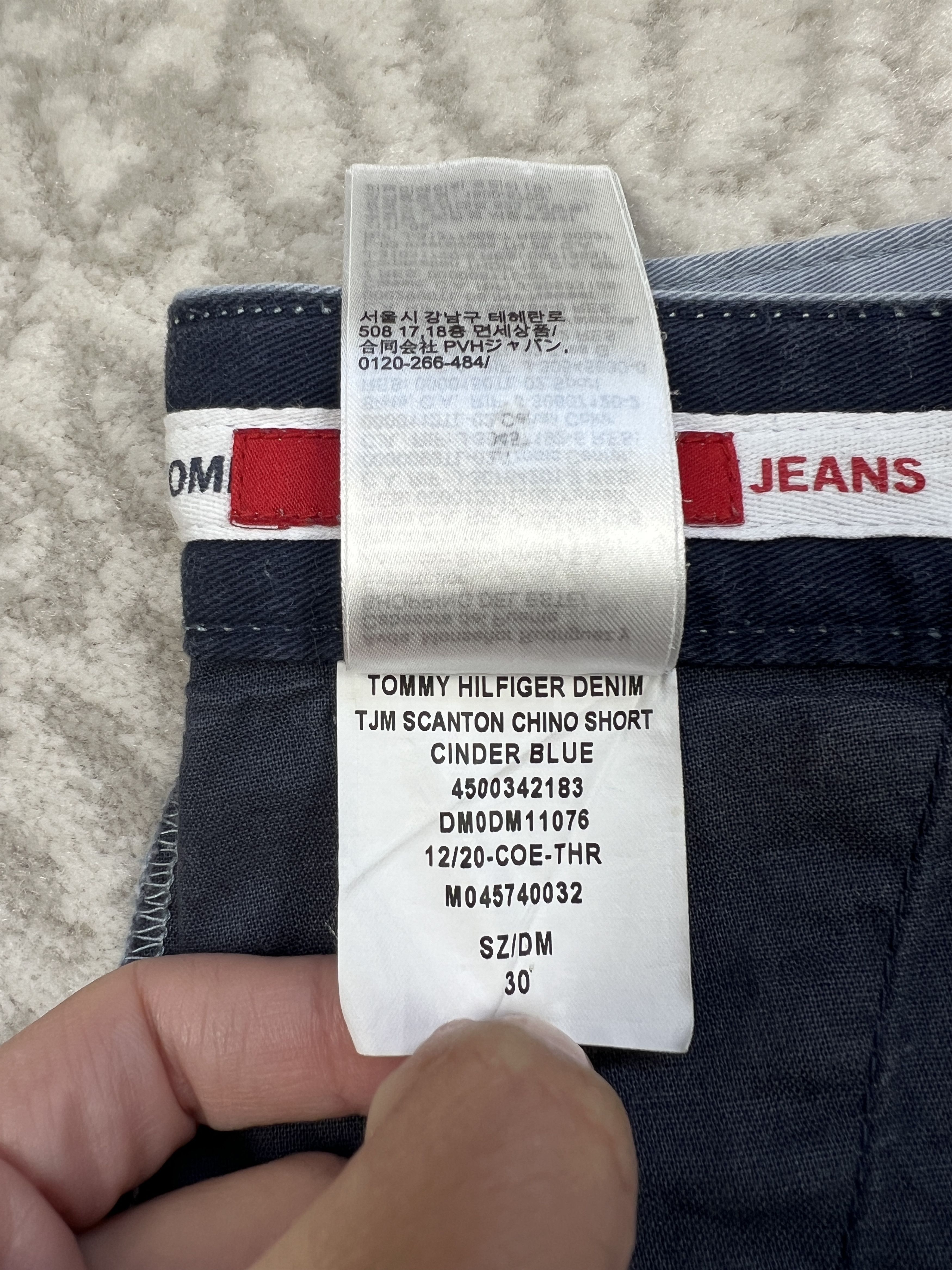 Tommy Jeans Tommy Jeans Scanton Slim Chino Shorts - Cinder Blue Size US 30 / EU 46 - 13 Thumbnail