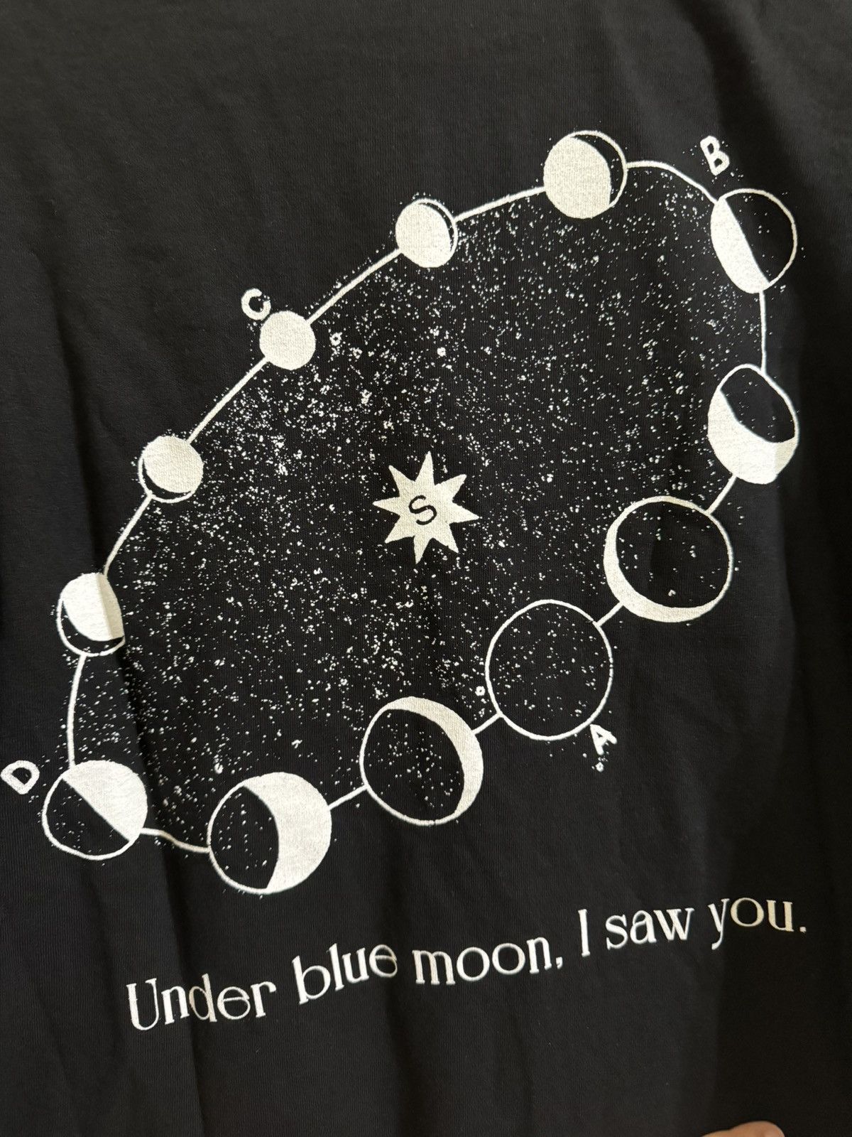 Afield Out Afield out Black Blue Moon long sleeve t-shirt Size US M / EU 48-50 / 2 - 6 Thumbnail