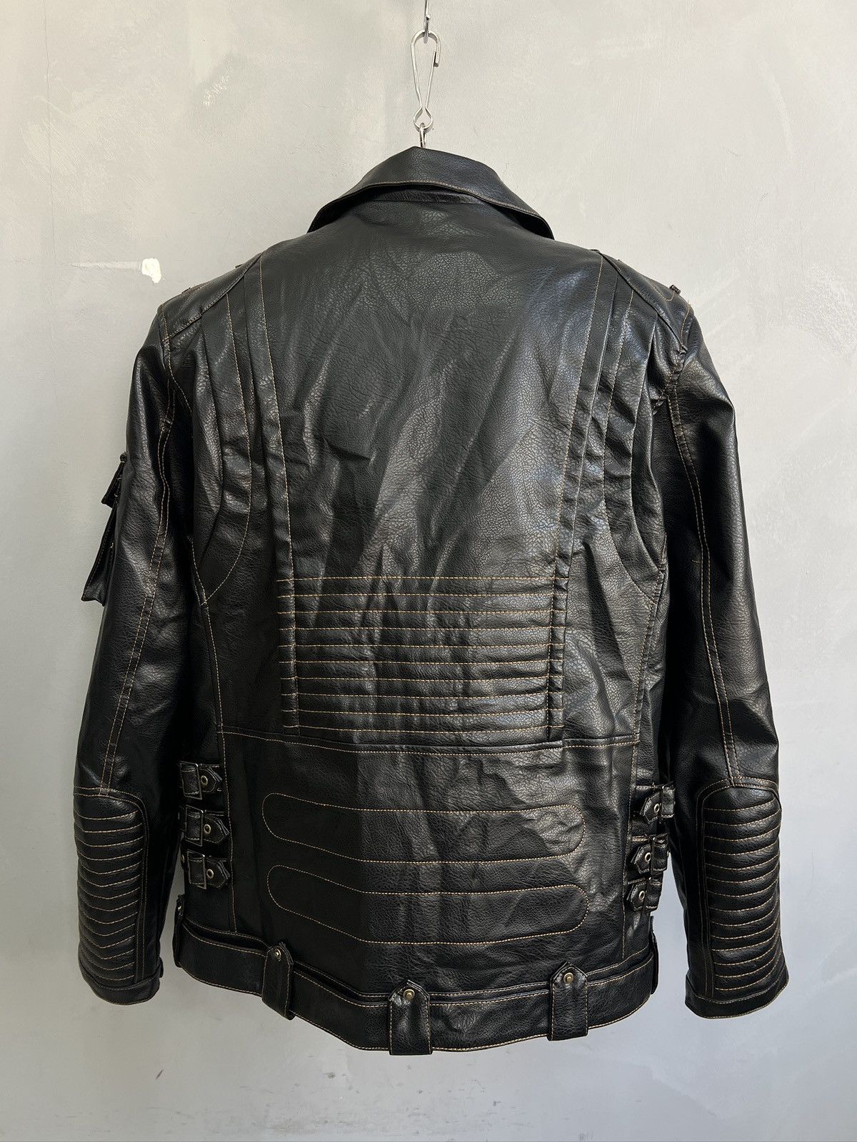 Harley Davidson Gothic black archive opium leather biker jacket y2k Size US XL / EU 56 / 4 - 7 Thumbnail