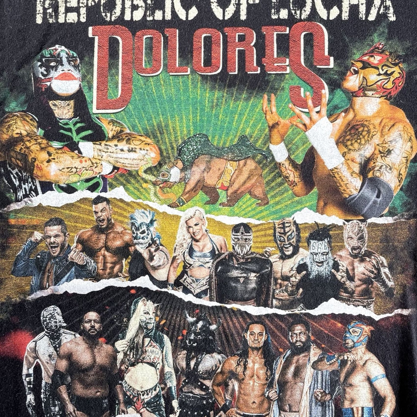 Vintage Republic Of Lucha Shirt Men’s XL Tank Top Rey Fenix PENTA Dolores 2022 LA Shirt XL Black Men’s T-Shirt Tank Top Size US XL / EU 56 / 4 - 4 Thumbnail