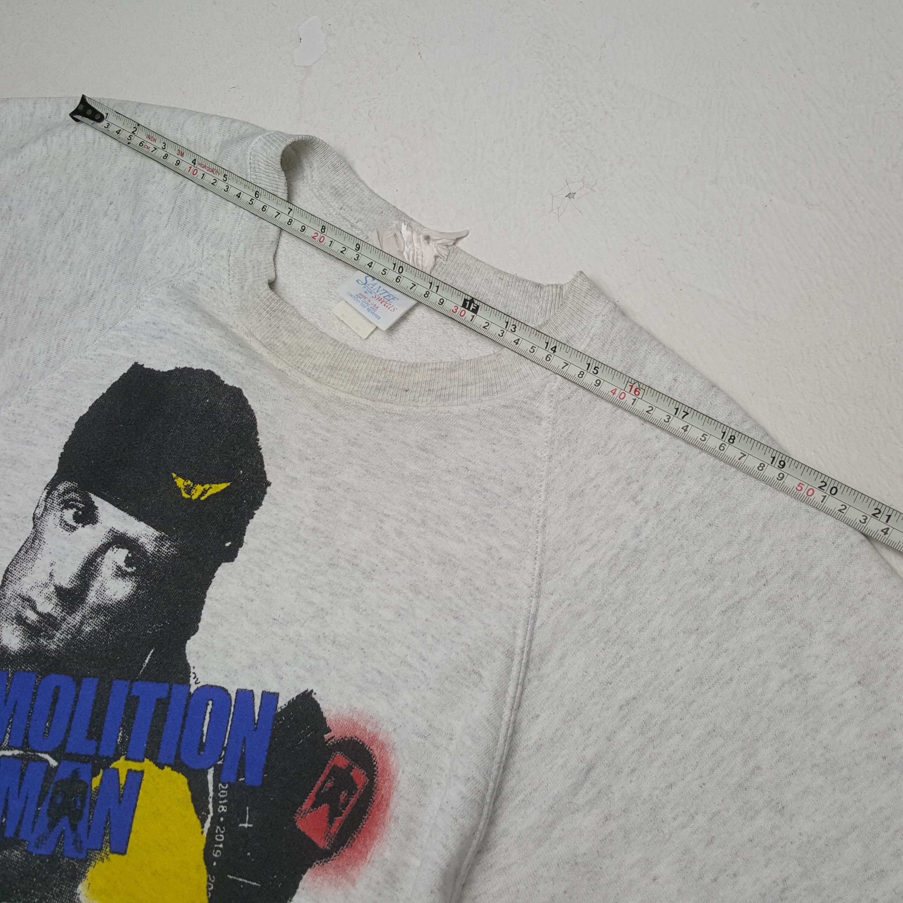 Sci-Fi Fantasy × Vintage Vintage 90's DEMOLITION MAN American Action Movie Sweatshirt Size US S / EU 44-46 / 1 - 4 Thumbnail