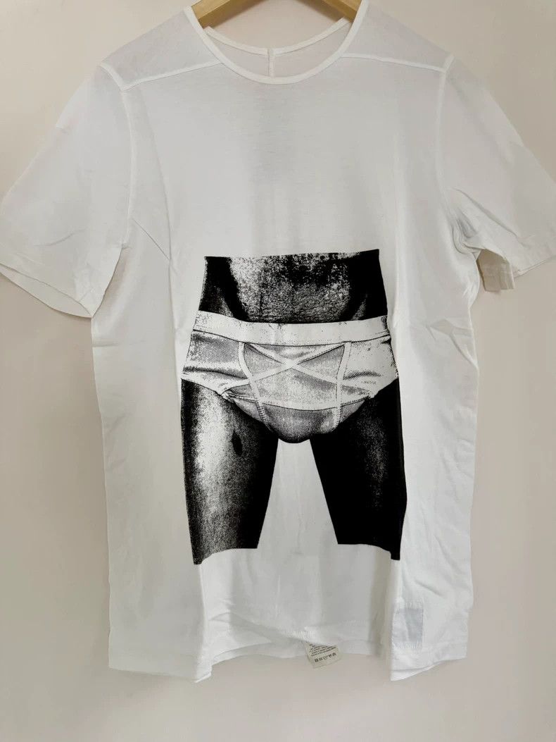 Rick Owens Rick Owens Double line men's T-shirt Size US S / EU 44-46 / 1 - 2 Thumbnail