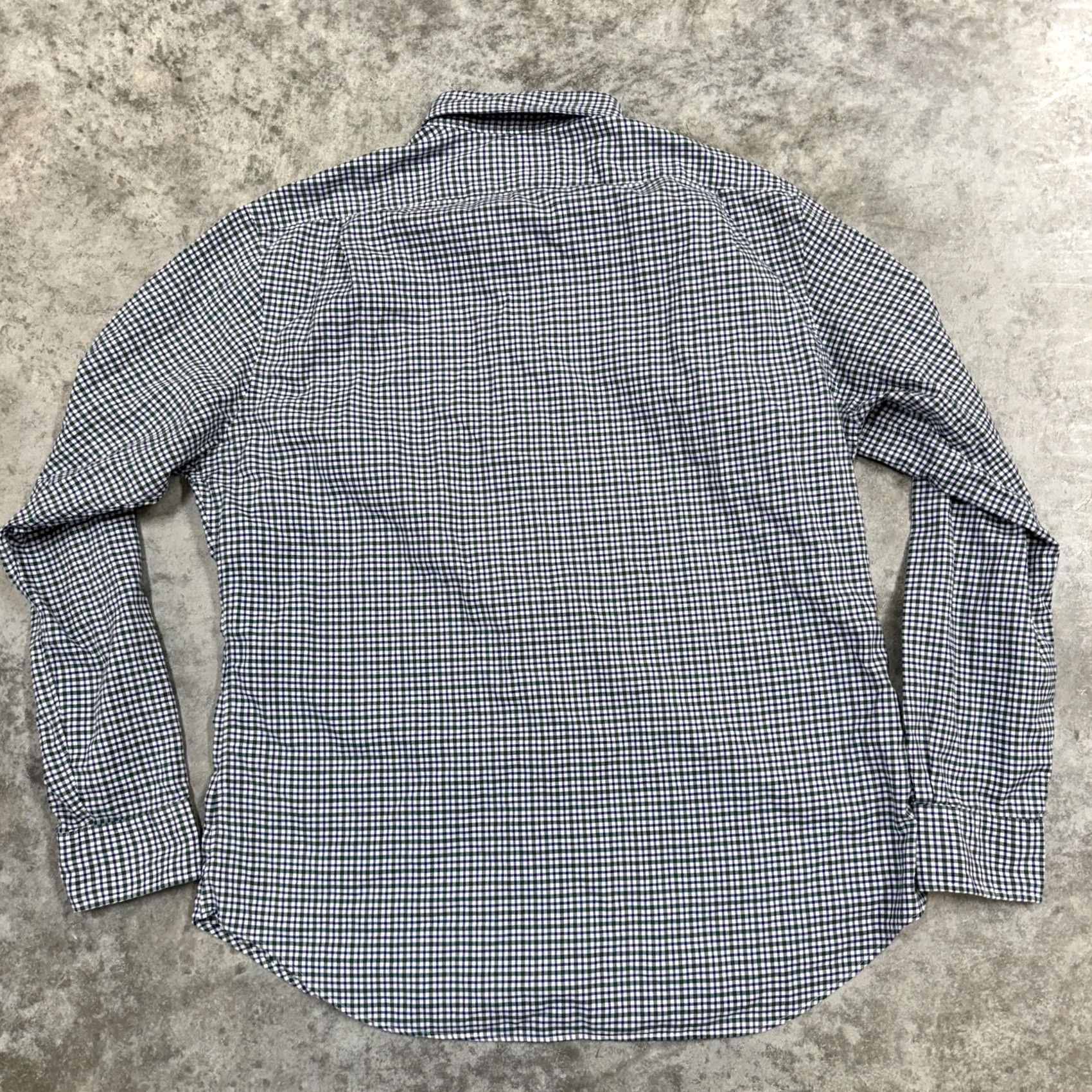 Polo Ralph Lauren Polo Ralph Lauren Shirt Mens XL Blue Green Slim Fit Gingham Check Long Sleeve Button-Up Size US XL / EU 56 / 4 - 6 Thumbnail