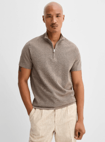Other BNWT SS25 PROFUOMO HALF ZIP PULLOVER POLO M Size US M / EU 48-50 / 2 - 1 Thumbnail
