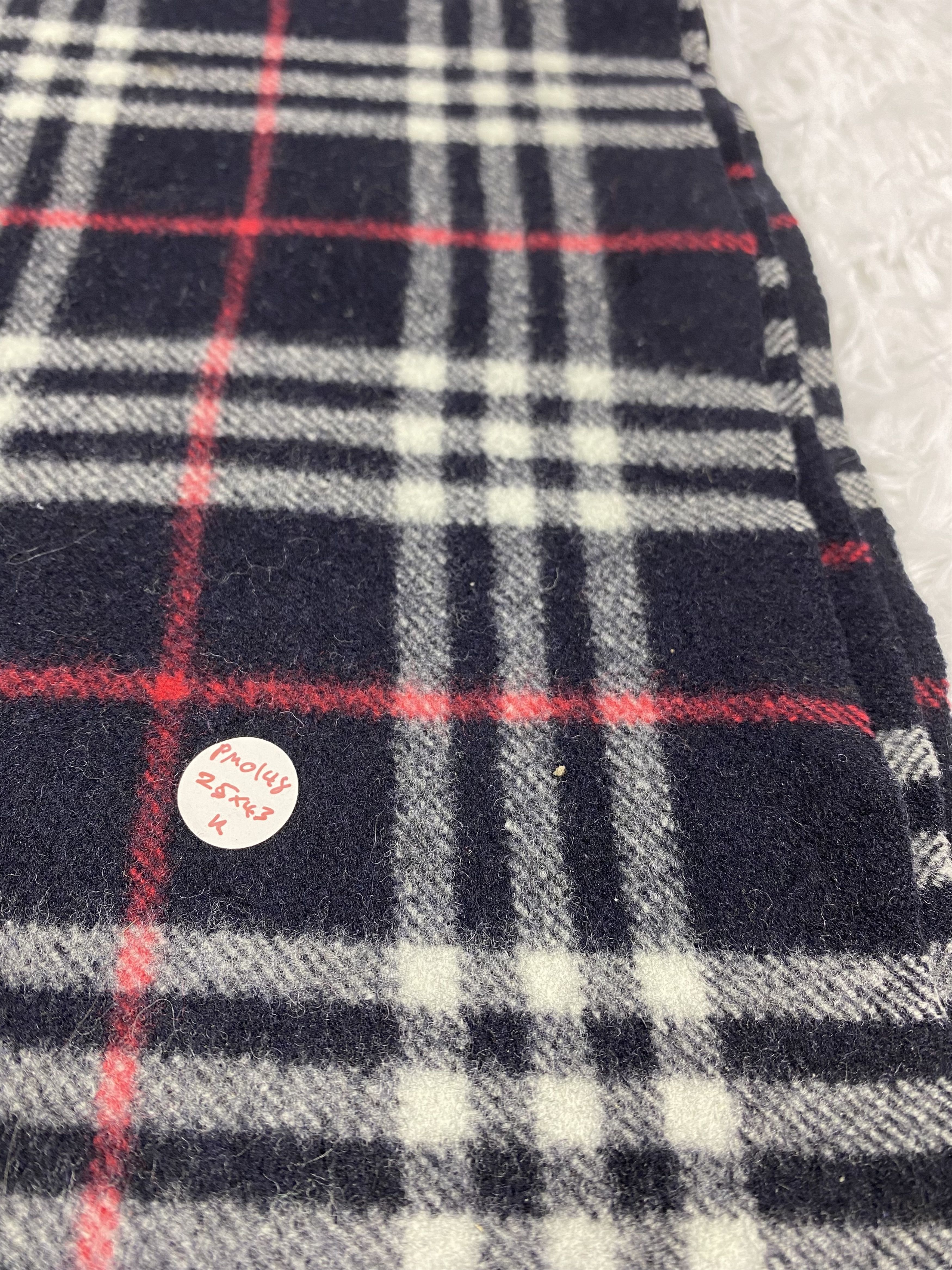 Japanese Brand Vintage Wide Cashmere Scarf / Muffler Neckwear PM0148 Size ONE SIZE - 6 Thumbnail