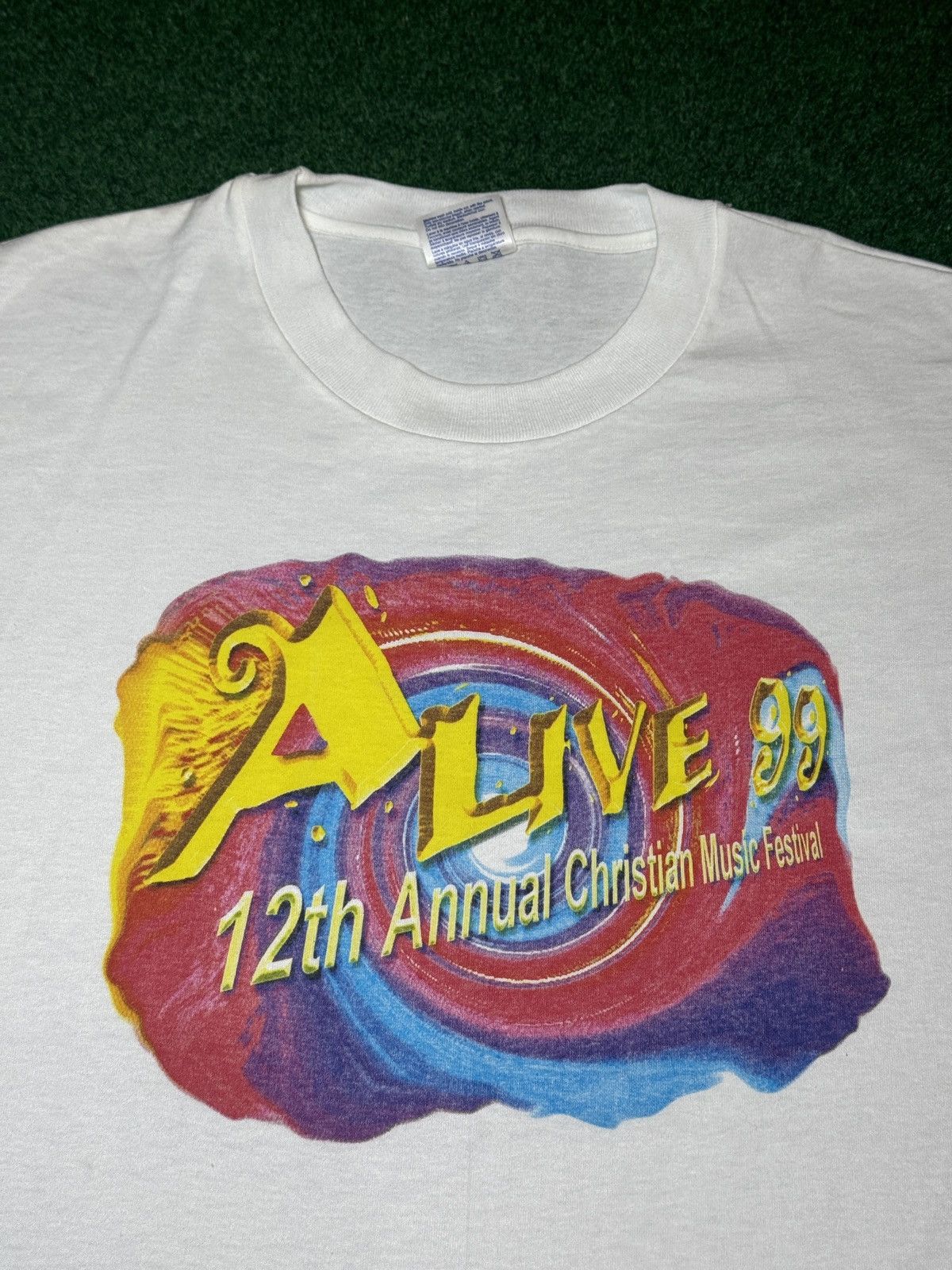 Band Tees Alive Christian Music Festival 99’ 90s Newsboys XL T Shirt Size US XL / EU 56 / 4 - 2 Thumbnail