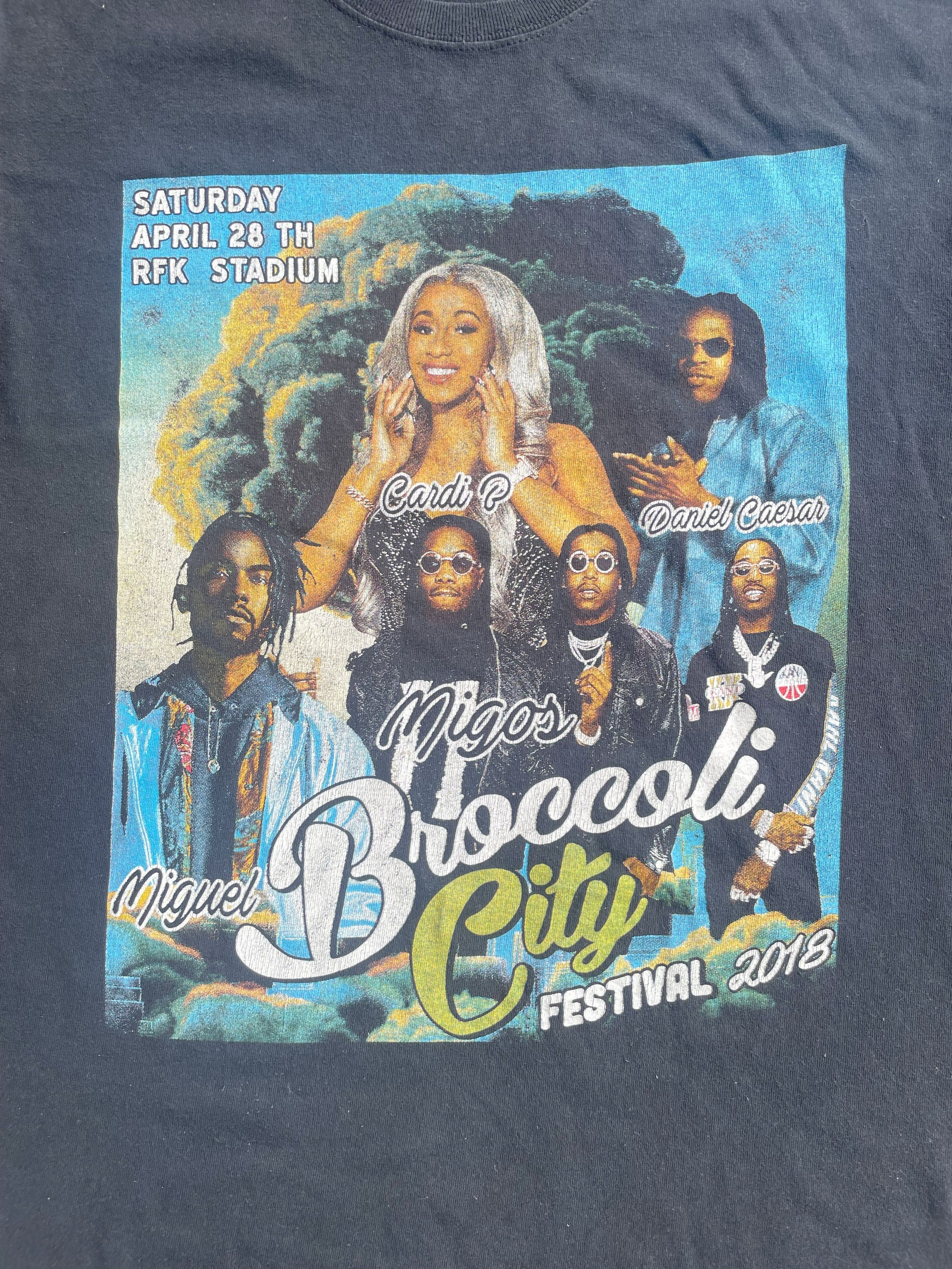 Rap Tees Hiphop Brocoli City Festival 2018 Size US M / EU 48-50 / 2 - 2 Thumbnail