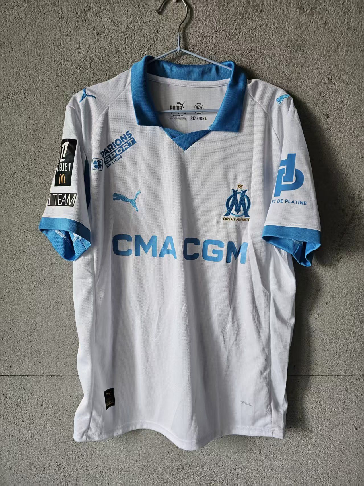 Other 2025 26 Olympique de Marseille #10 Mason Greenwood Jersey Size US S / EU 44-46 / 1 - 2 Thumbnail