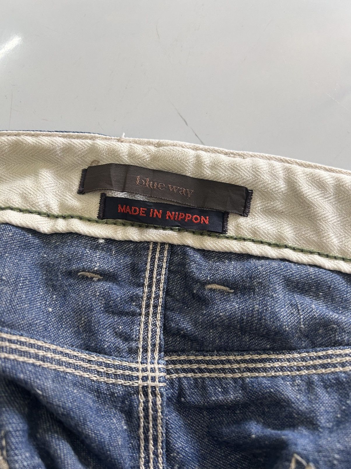 Japanese Brand × Vintage 💥 Vintage Japanese Denim Blue Way Nippon Classic Jeans Size US 32 / EU 48 - 15 Thumbnail