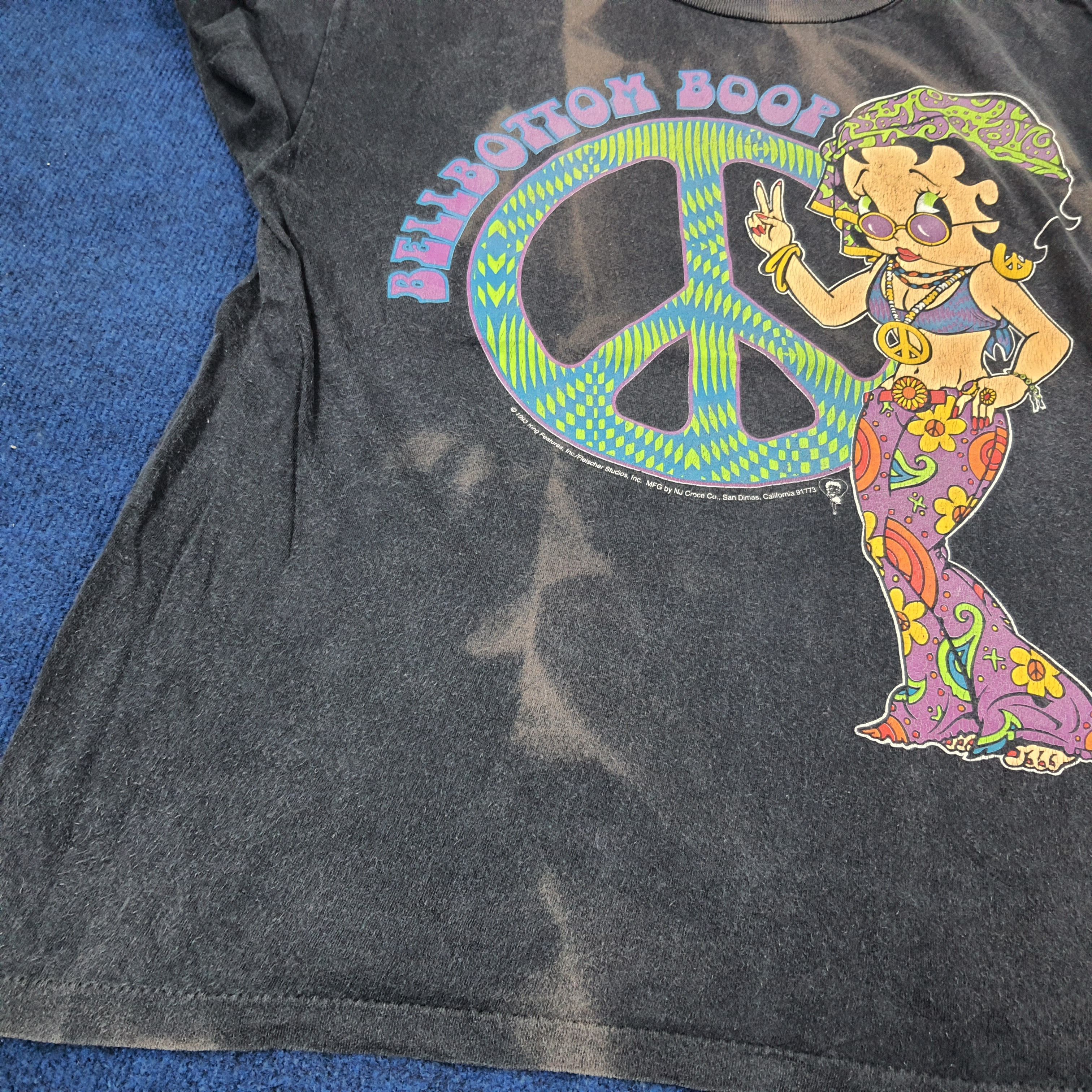 Other Vintage Bellbottom Boop Betty Boop '93 Tshirt C239N9 Size US L / EU 52-54 / 3 - 11 Thumbnail