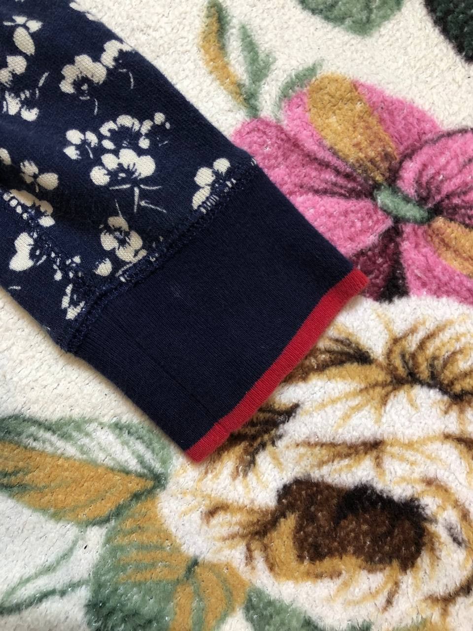 Polo Ralph Lauren Kids Polo Ralph Lauren dark blue micro floral zip up hoodie Size US XS / EU 42 / 0 - 11 Thumbnail