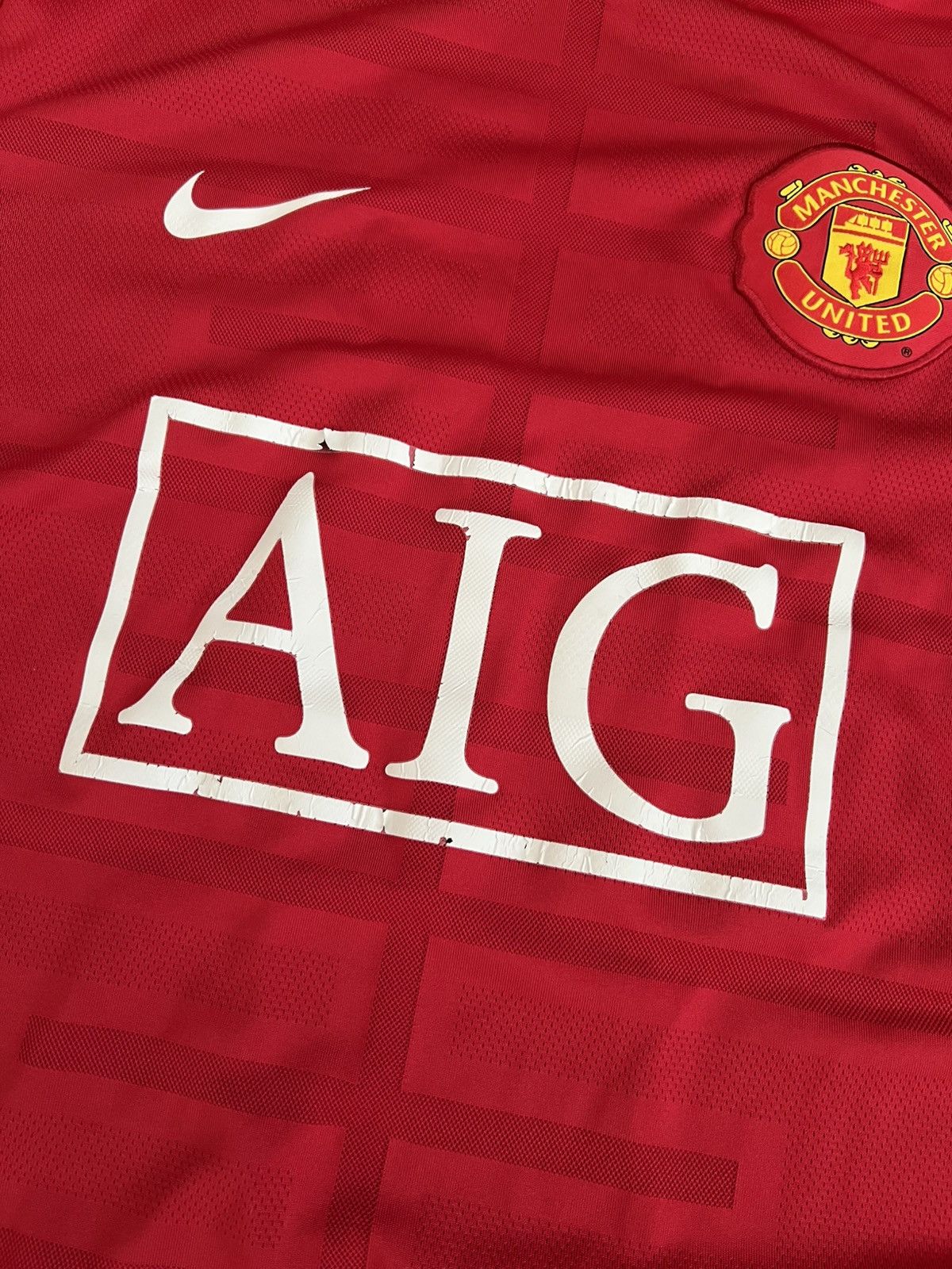 Nike Manchester United AIG Soccer Football Jersey Nike Large Size US M / EU 48-50 / 2 - 4 Thumbnail