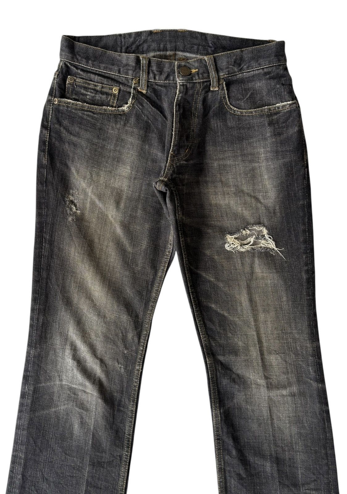 Tornado Mart Vintage Monsieur NICOLE Bootcut Denim Jeans Low Rise Flare Size US 31 - 5 Thumbnail