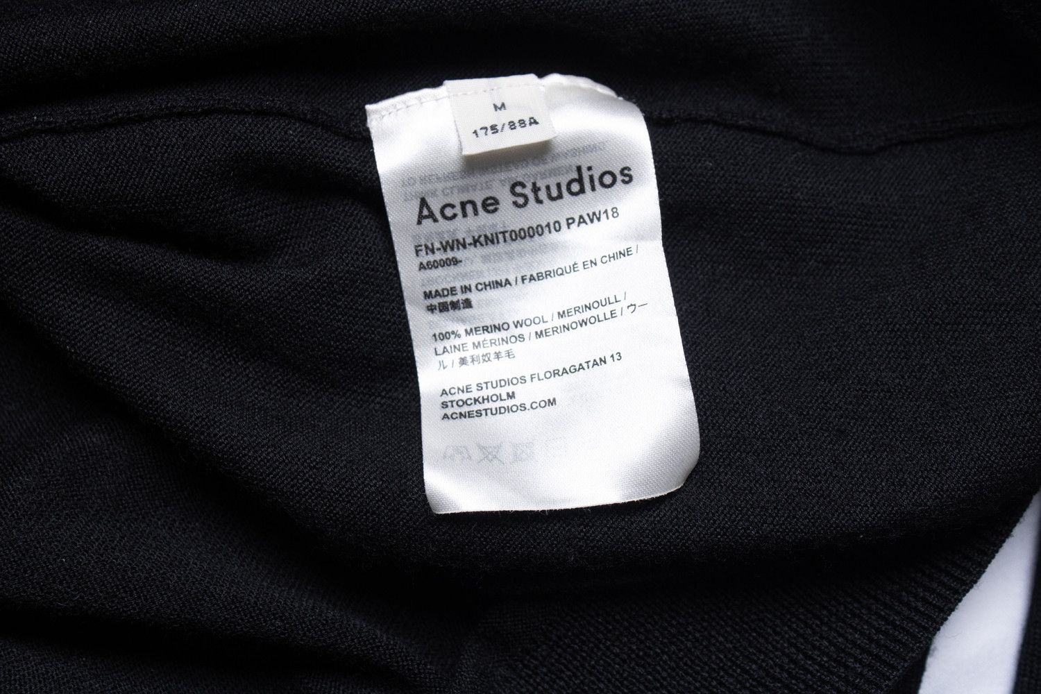 Acne Studios Acne, black turtle neck sweater Size M / US 6-8 / IT 42-44 - 5 Thumbnail